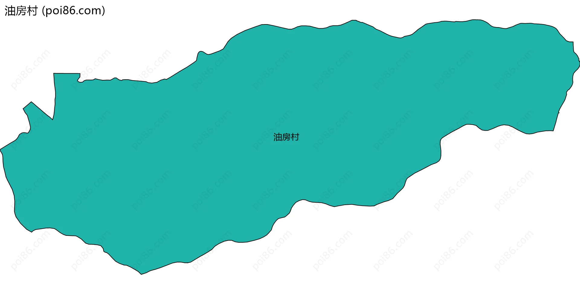 油房村边界地图