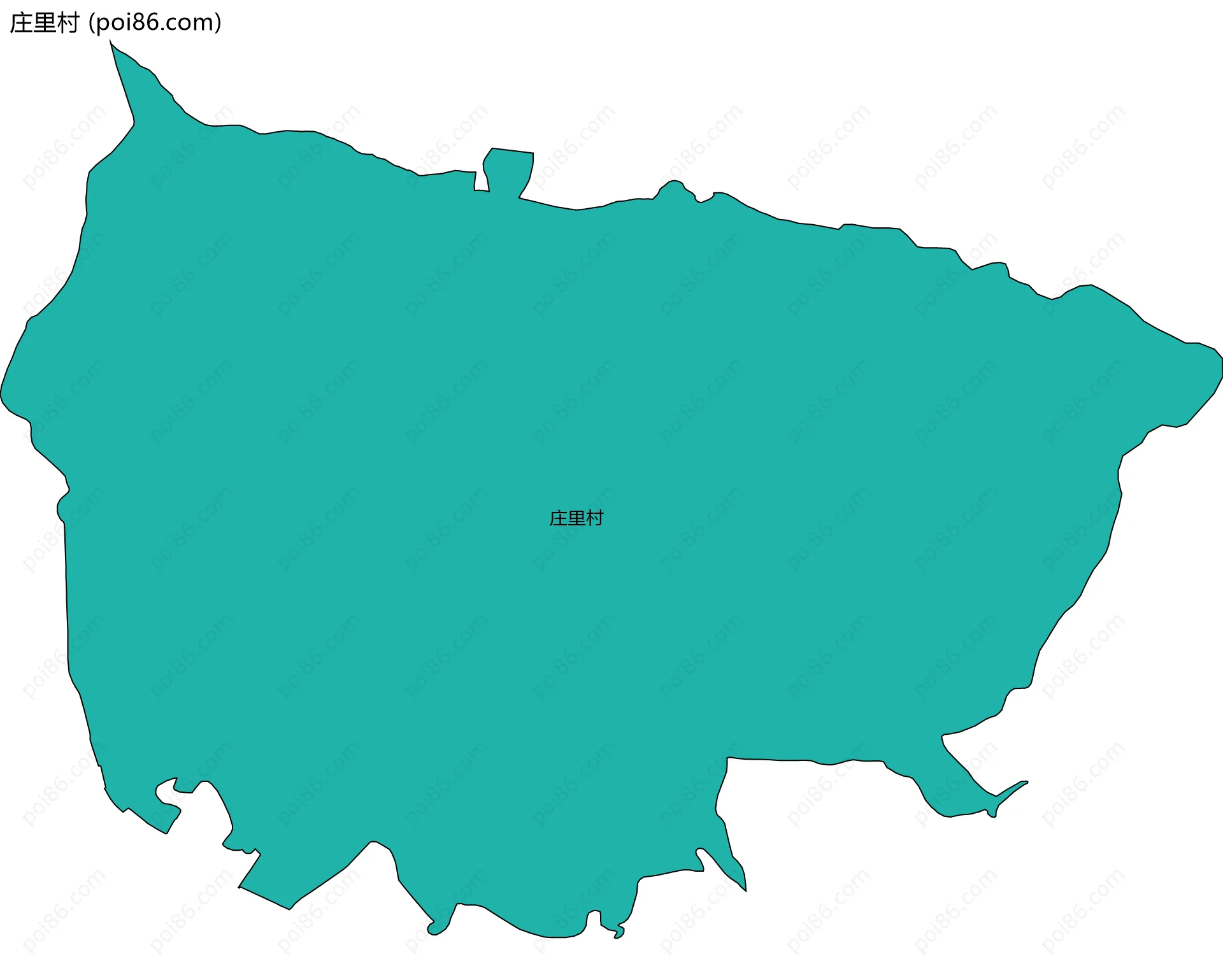 庄里村边界地图