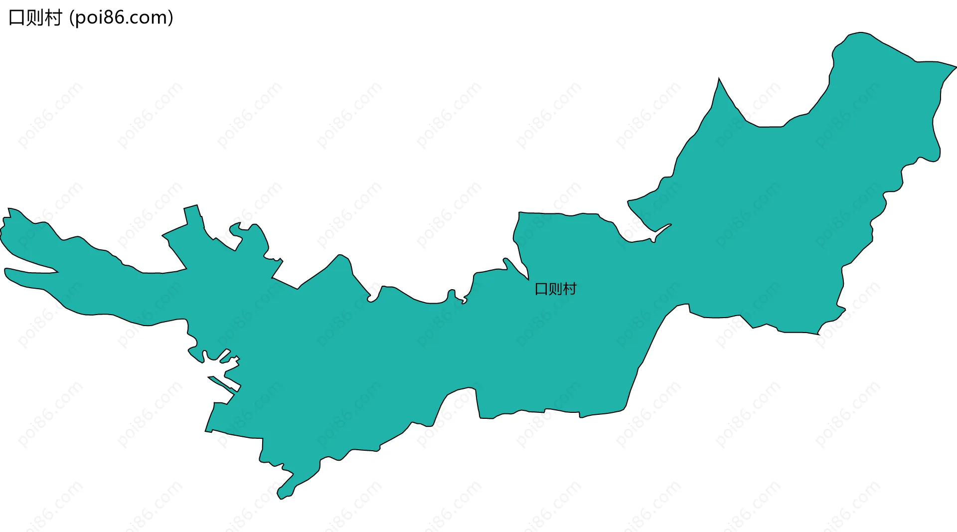 口则村边界地图