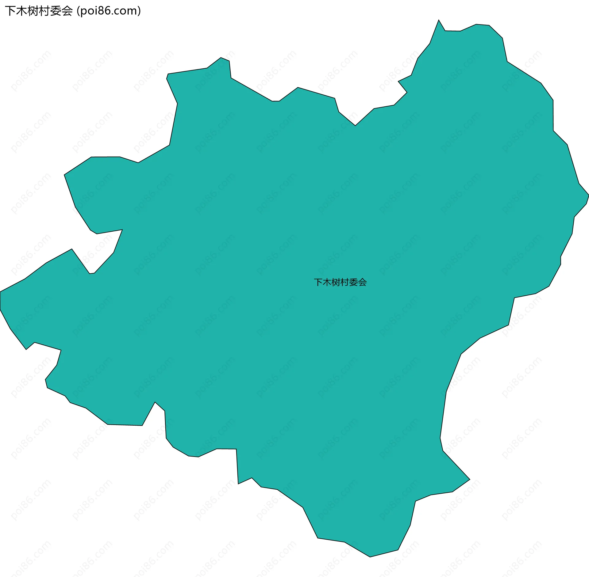 下木树村委会边界地图