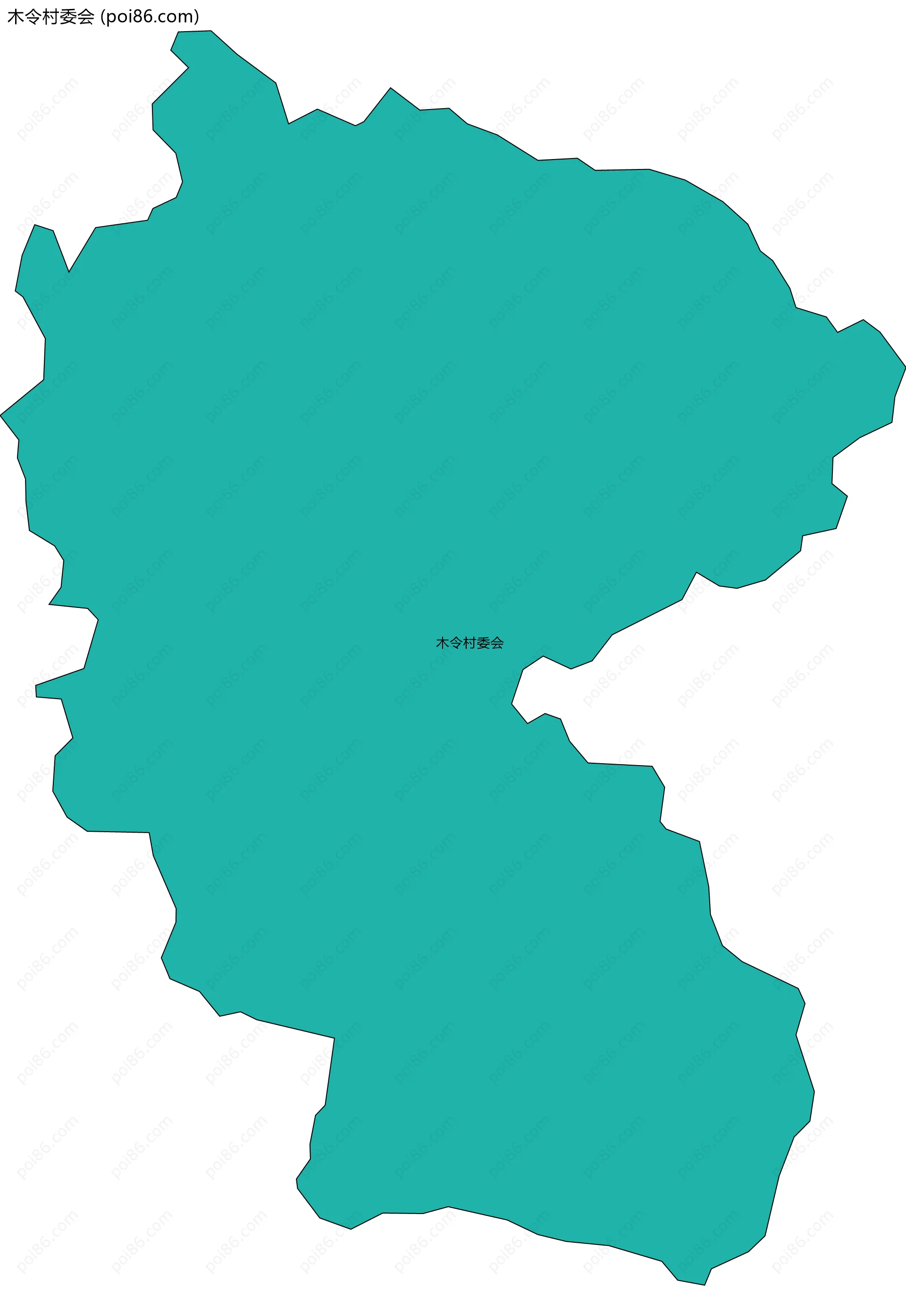 木令村委会边界地图