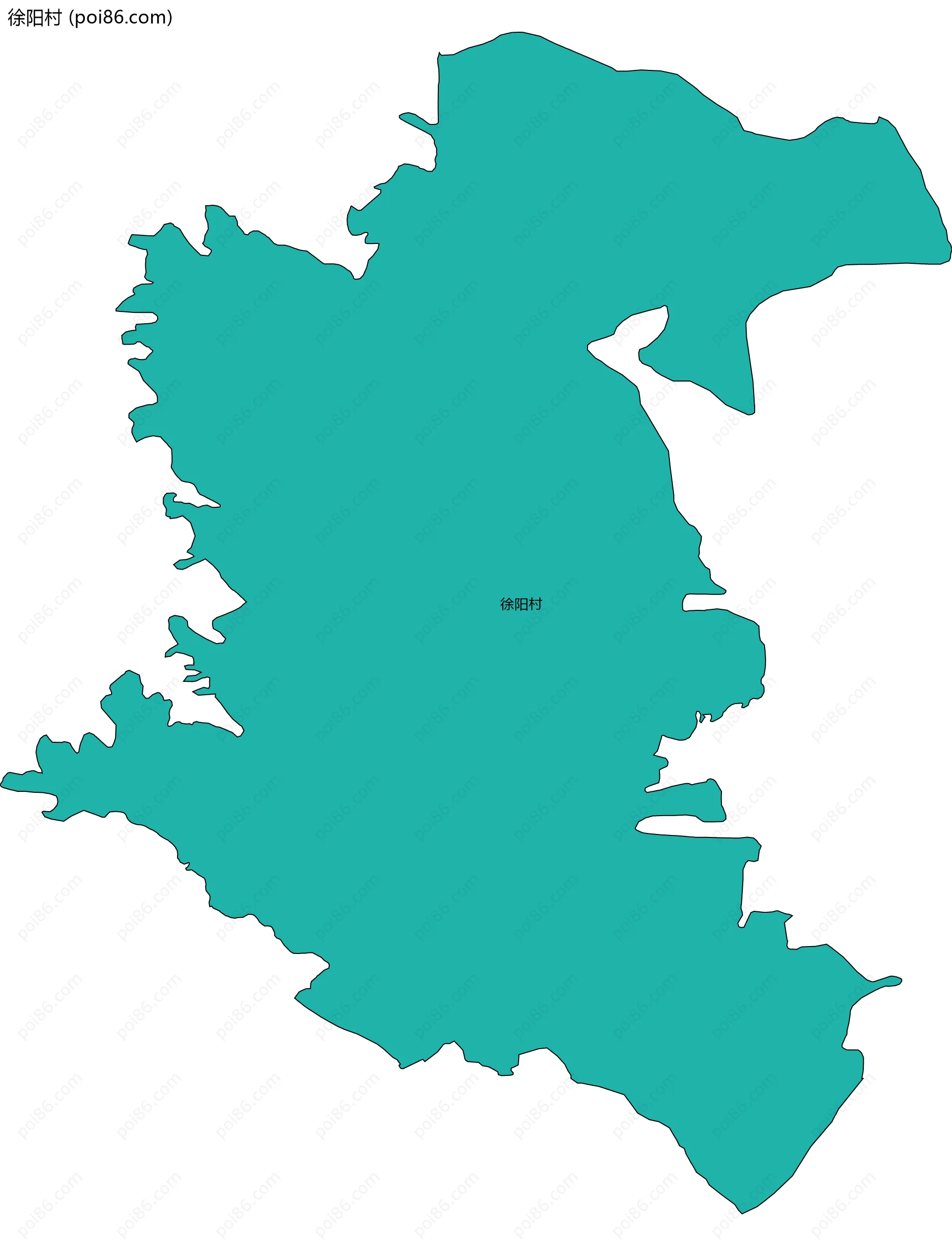 徐阳村边界地图