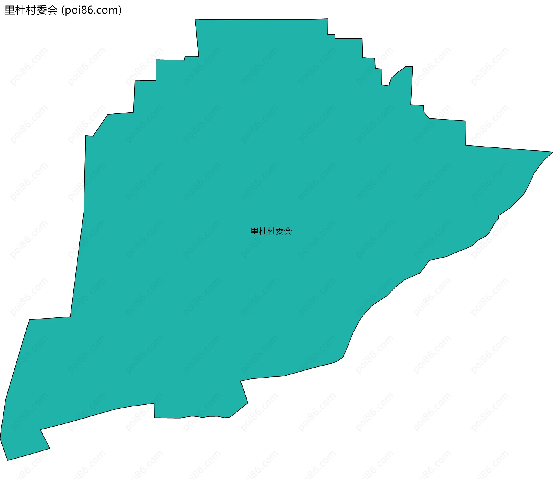 里杜村委会边界地图