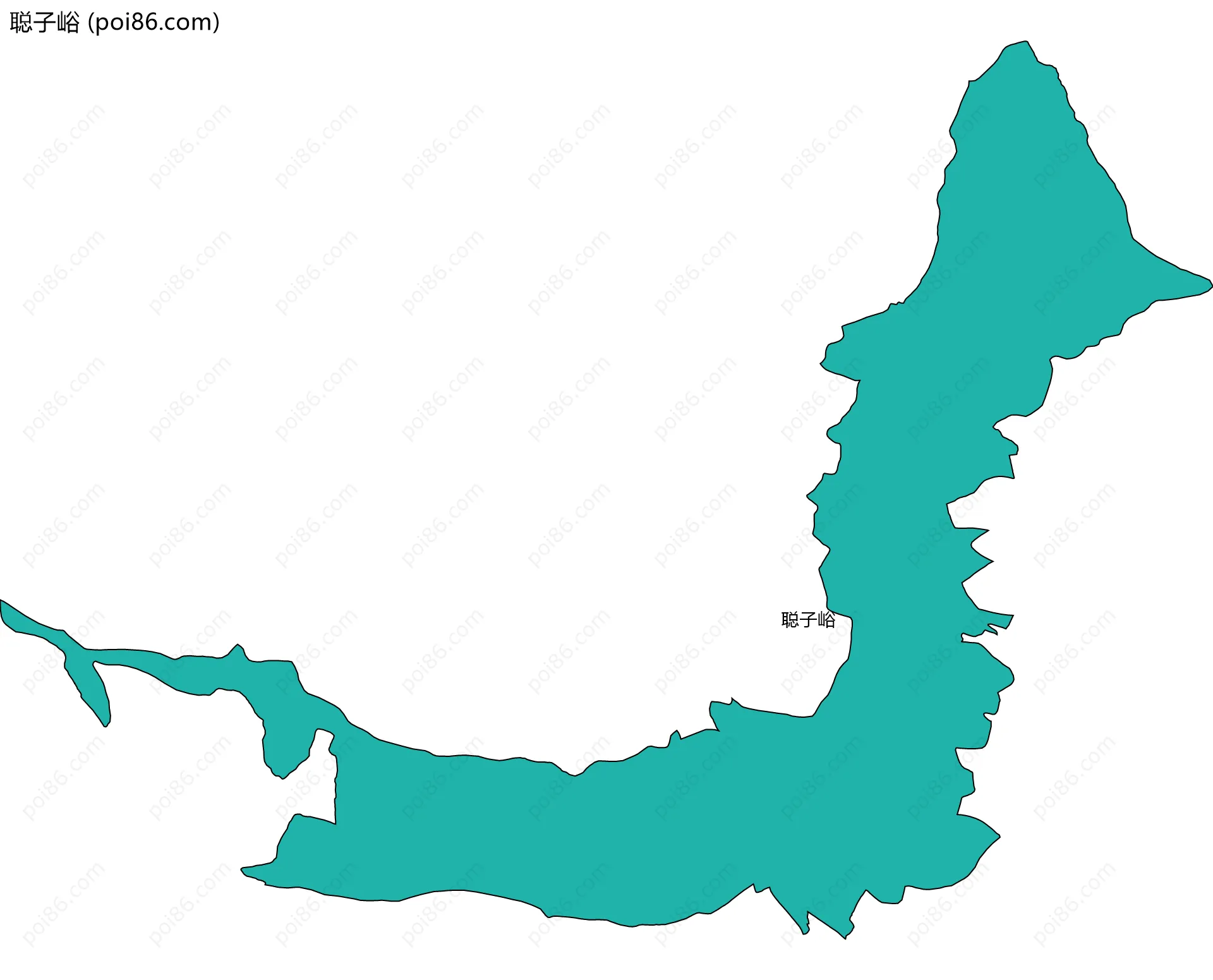 聪子峪边界地图