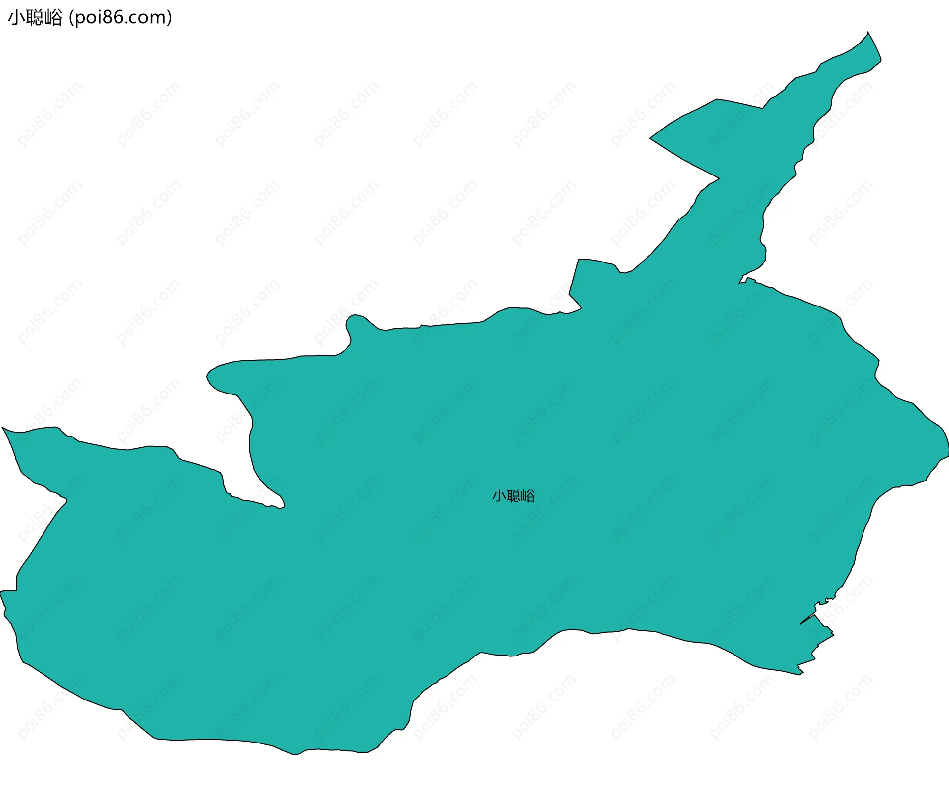 小聪峪边界地图