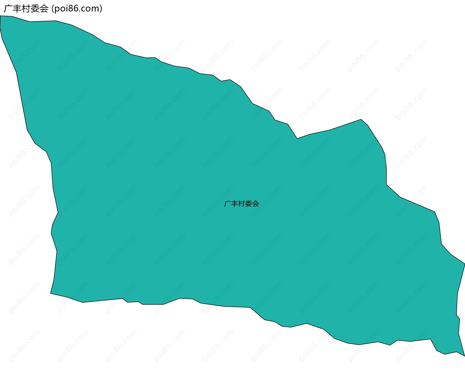 广丰村委会边界地图