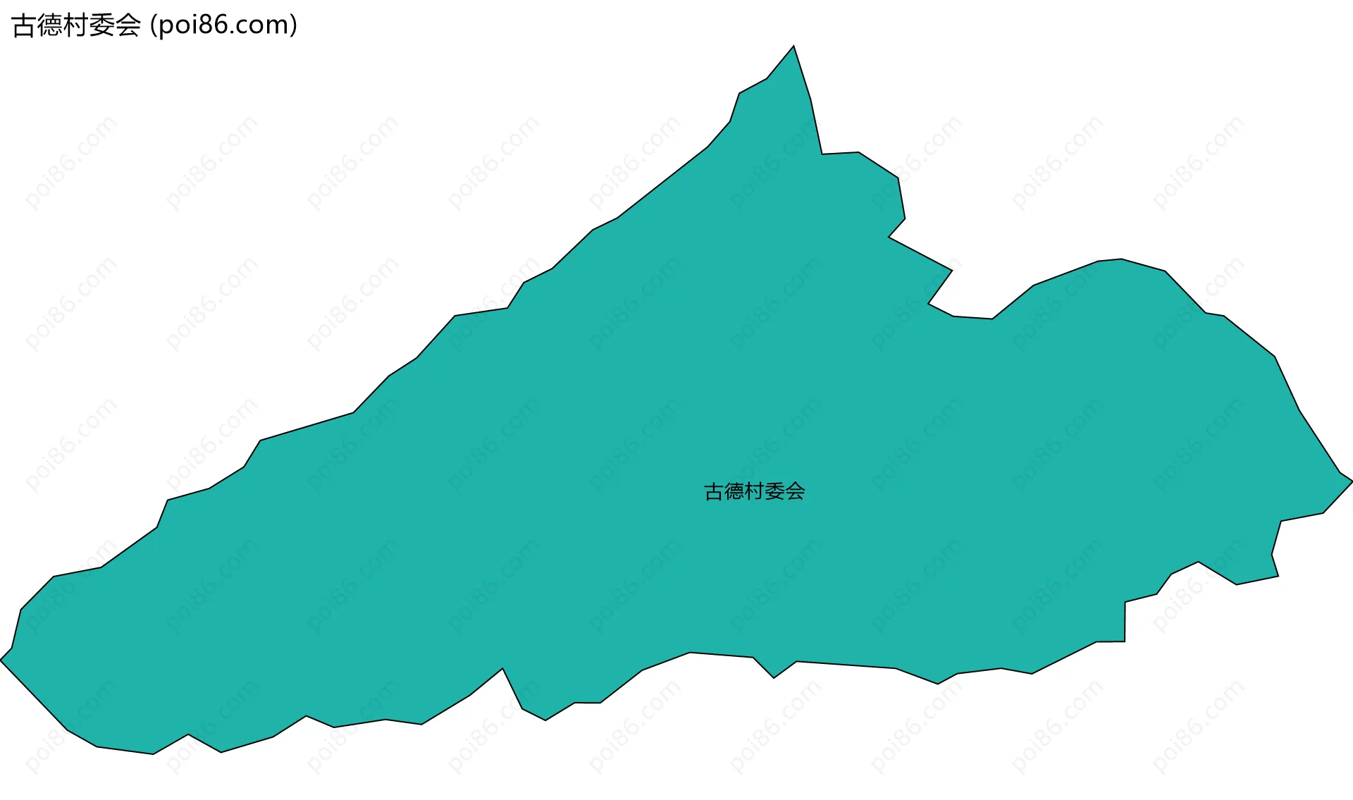 古德村委会边界地图