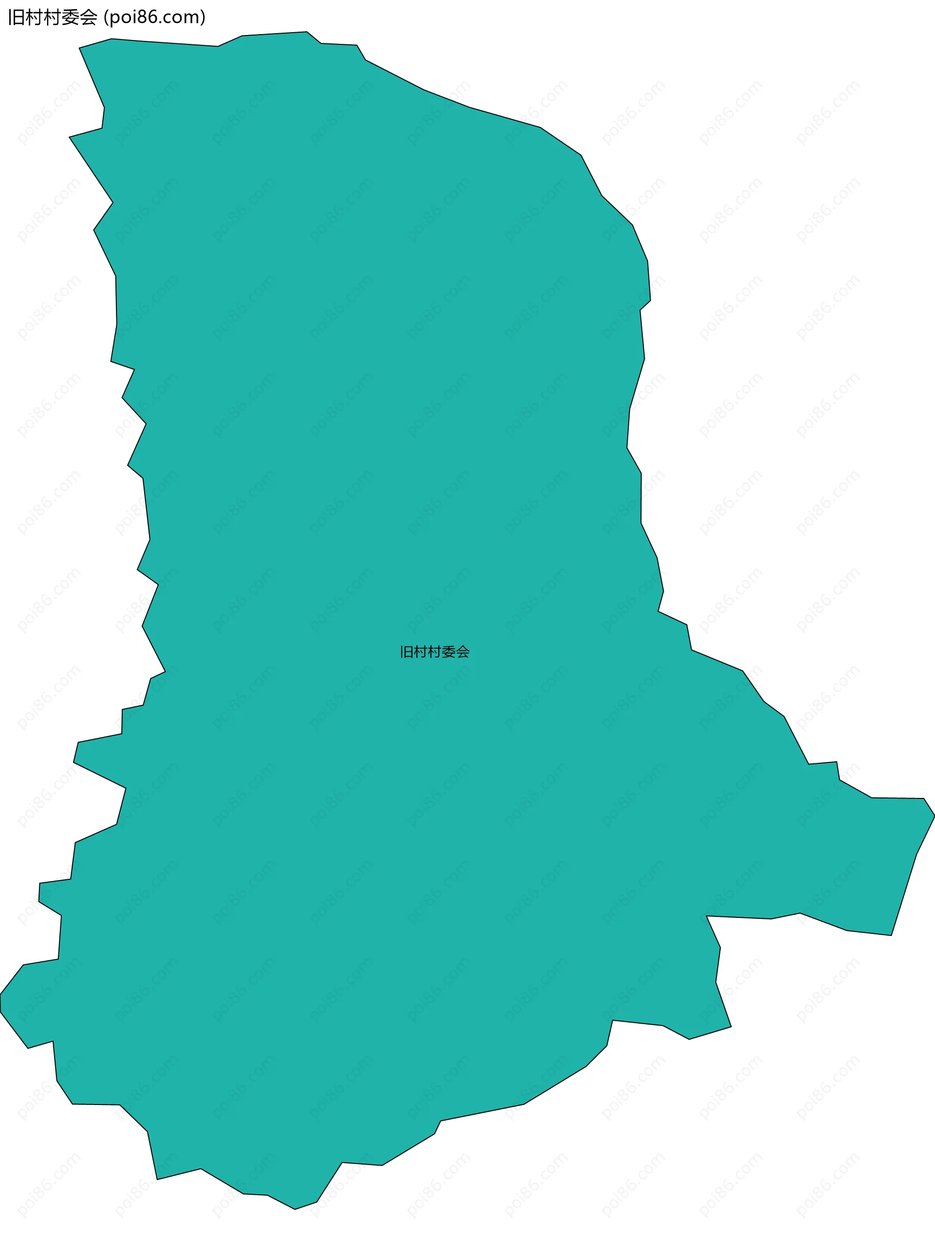 旧村村委会边界地图