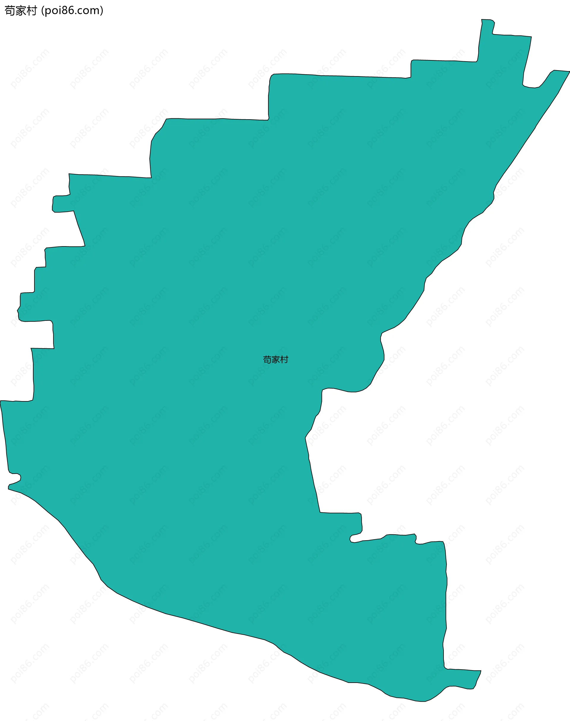 苟家村边界地图