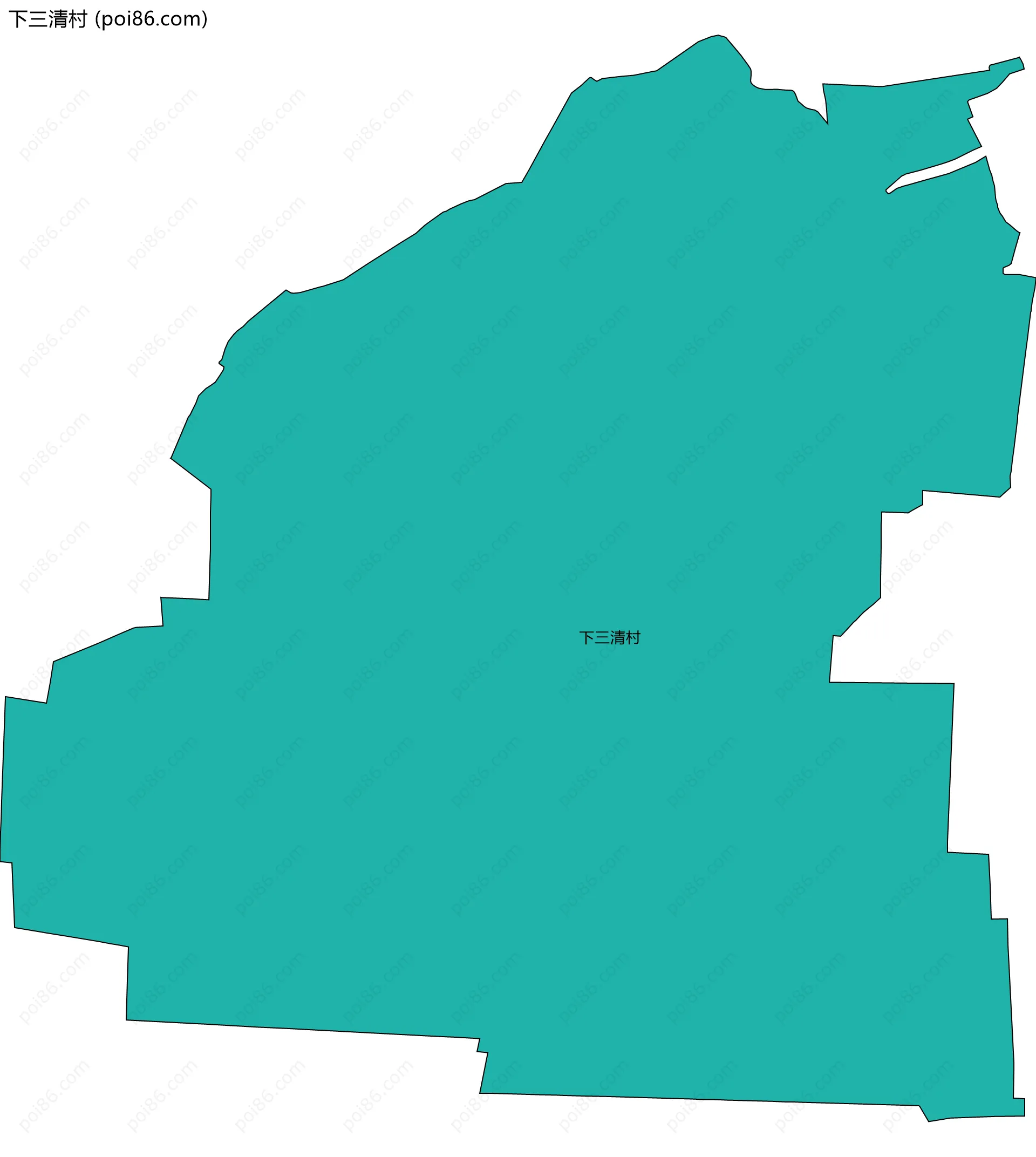 下三清村边界地图