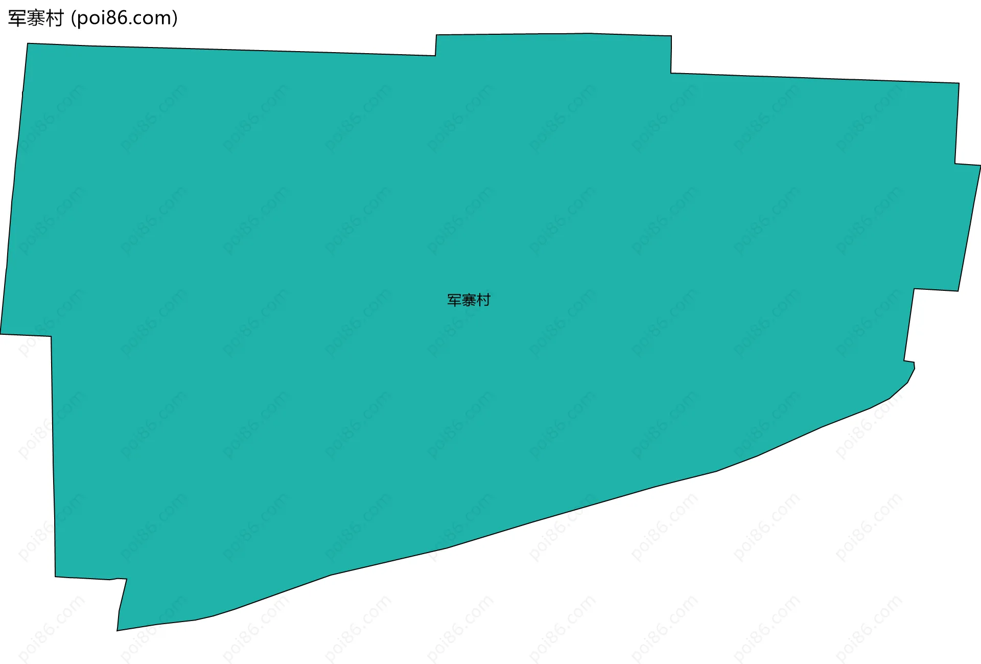 军寨村边界地图