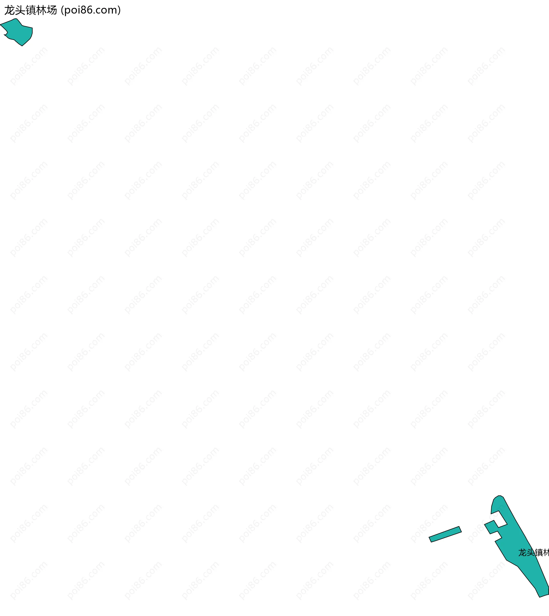 龙头镇林场边界地图