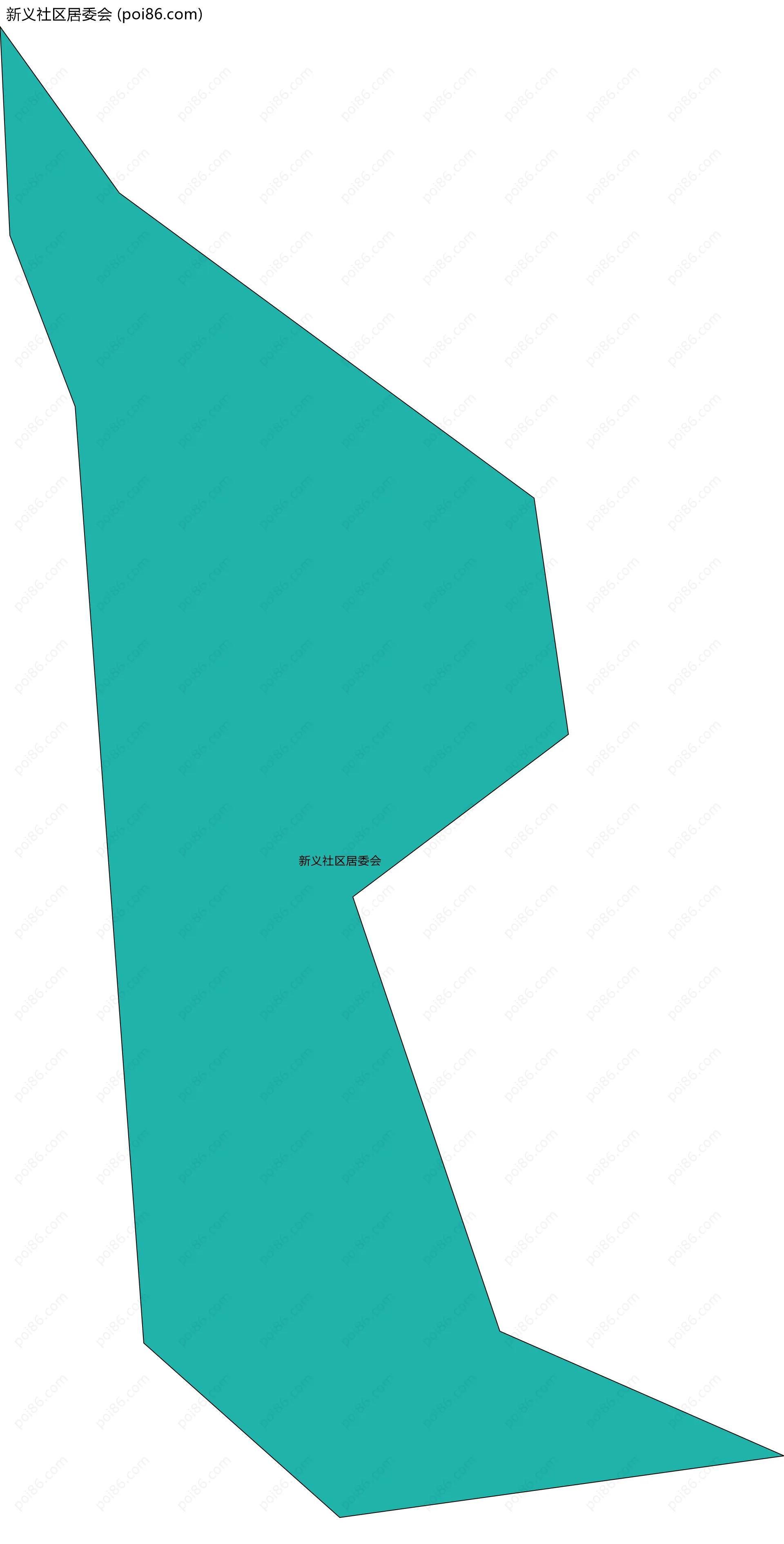 新义社区居委会边界地图