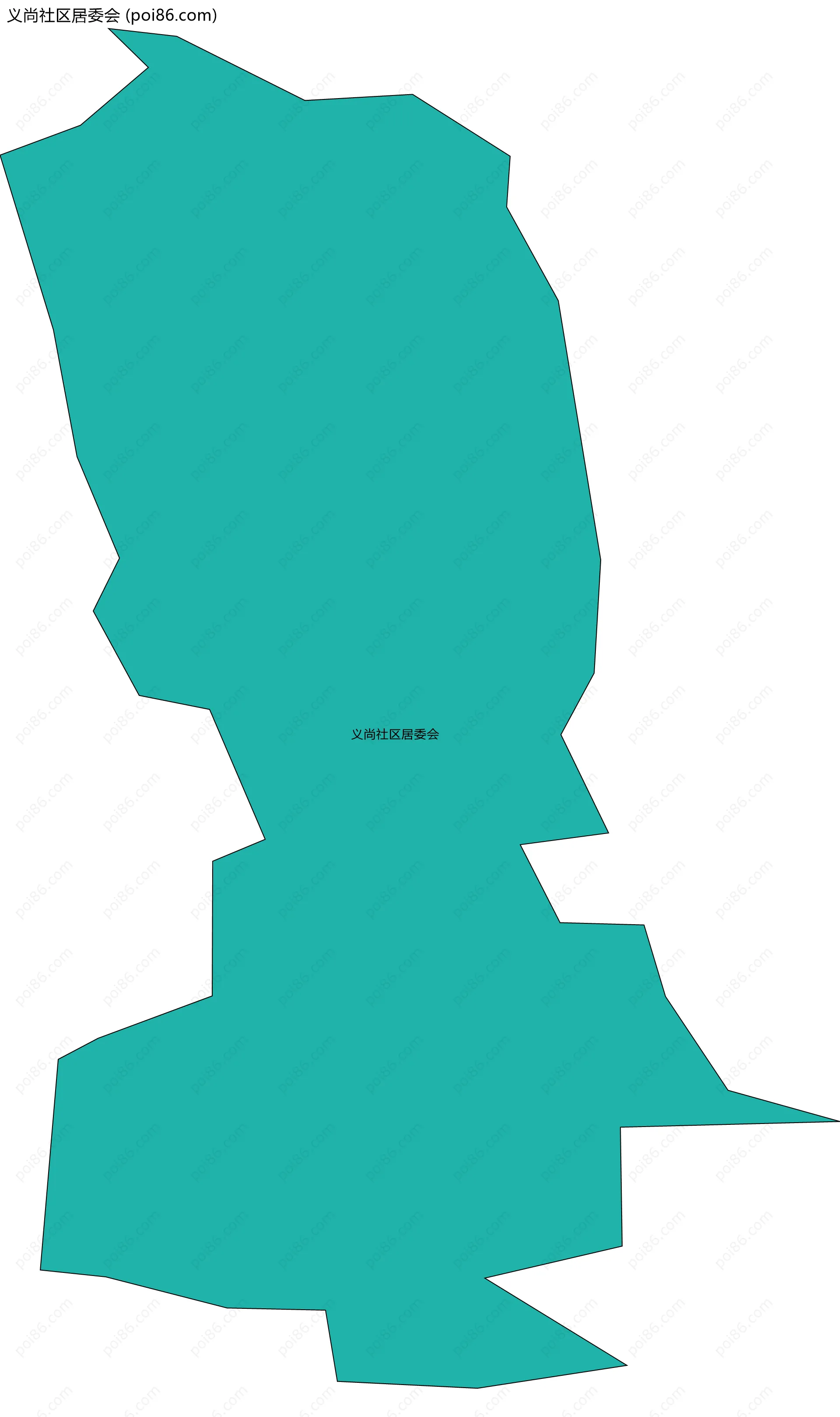 义尚社区居委会边界地图