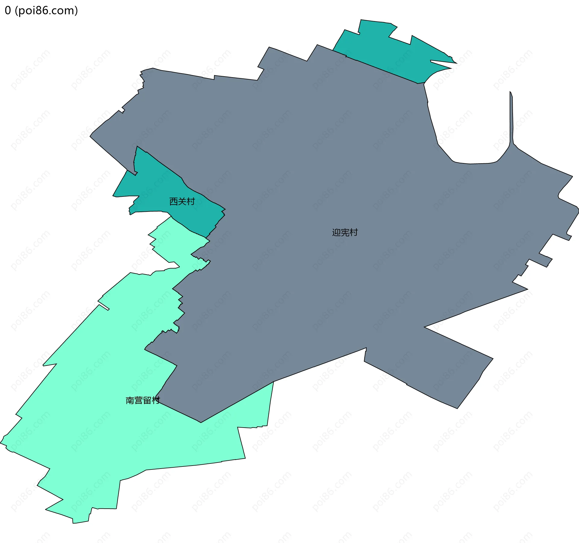 0边界地图(五级行政区划)