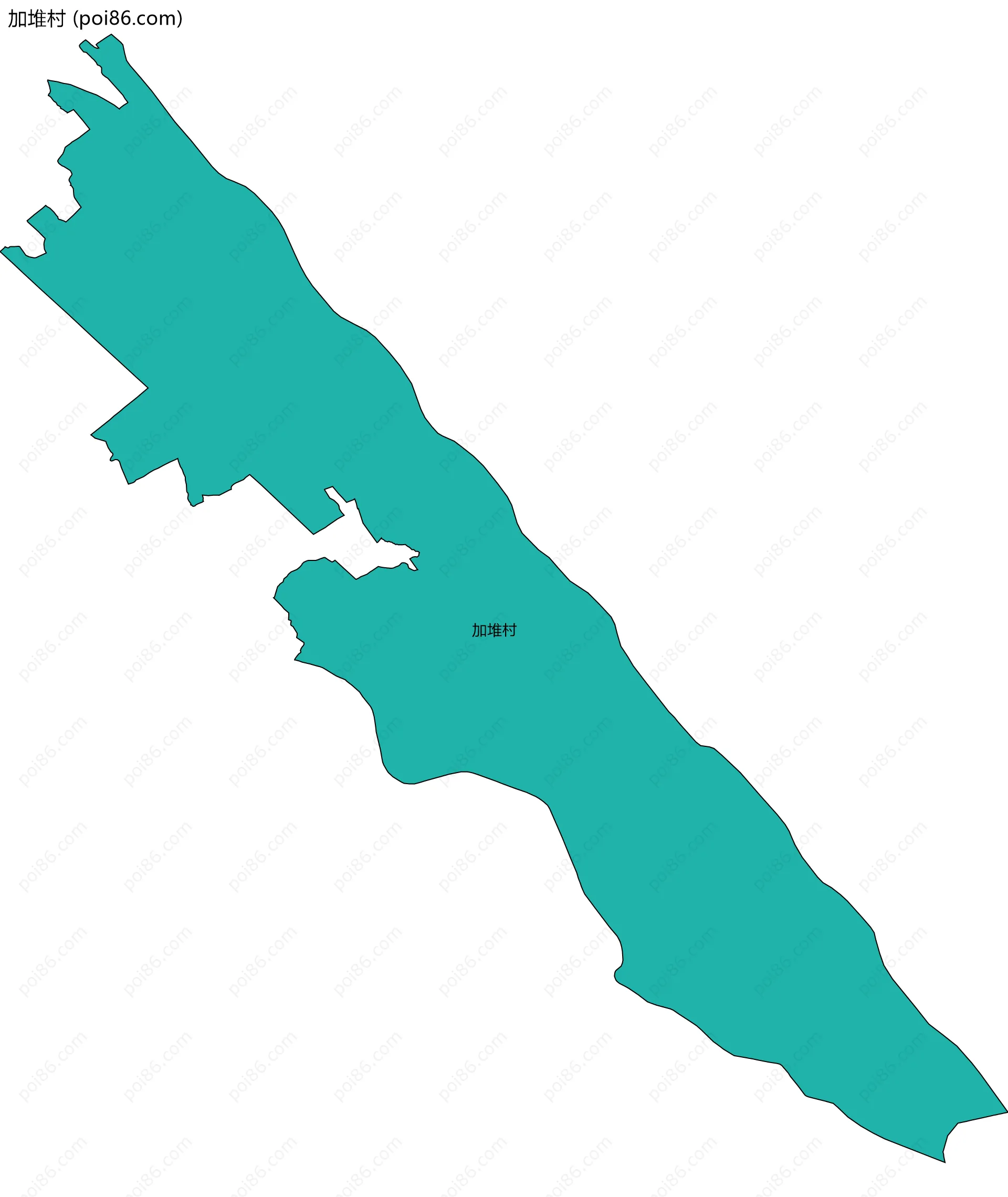 加堆村边界地图