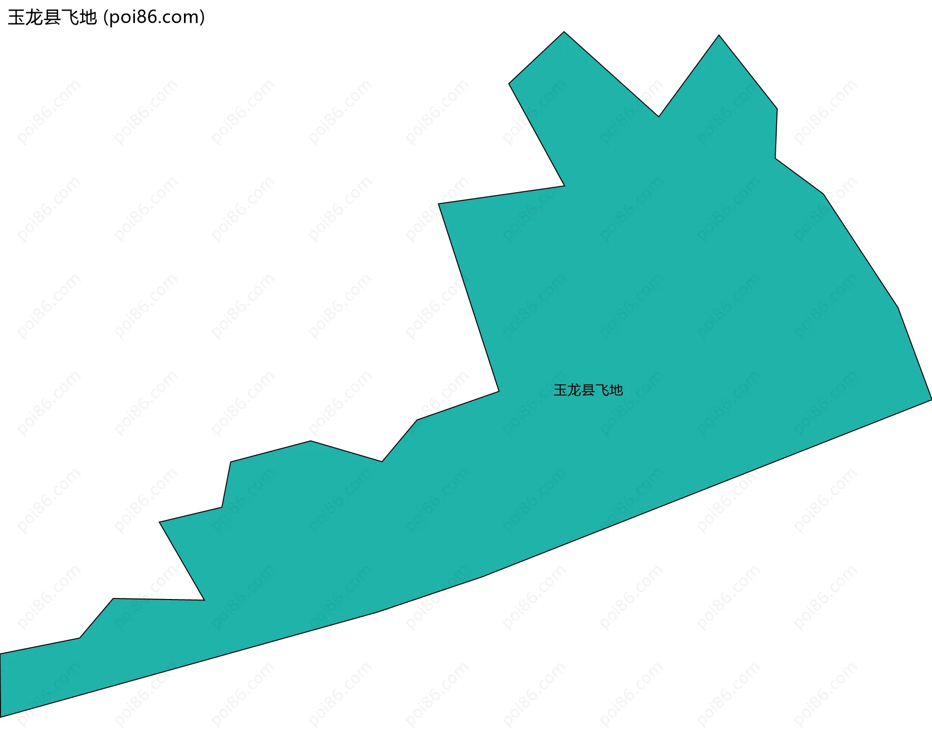 玉龙县飞地边界地图