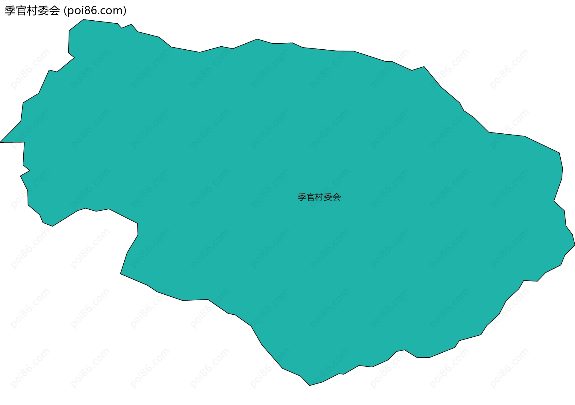 季官村委会边界地图