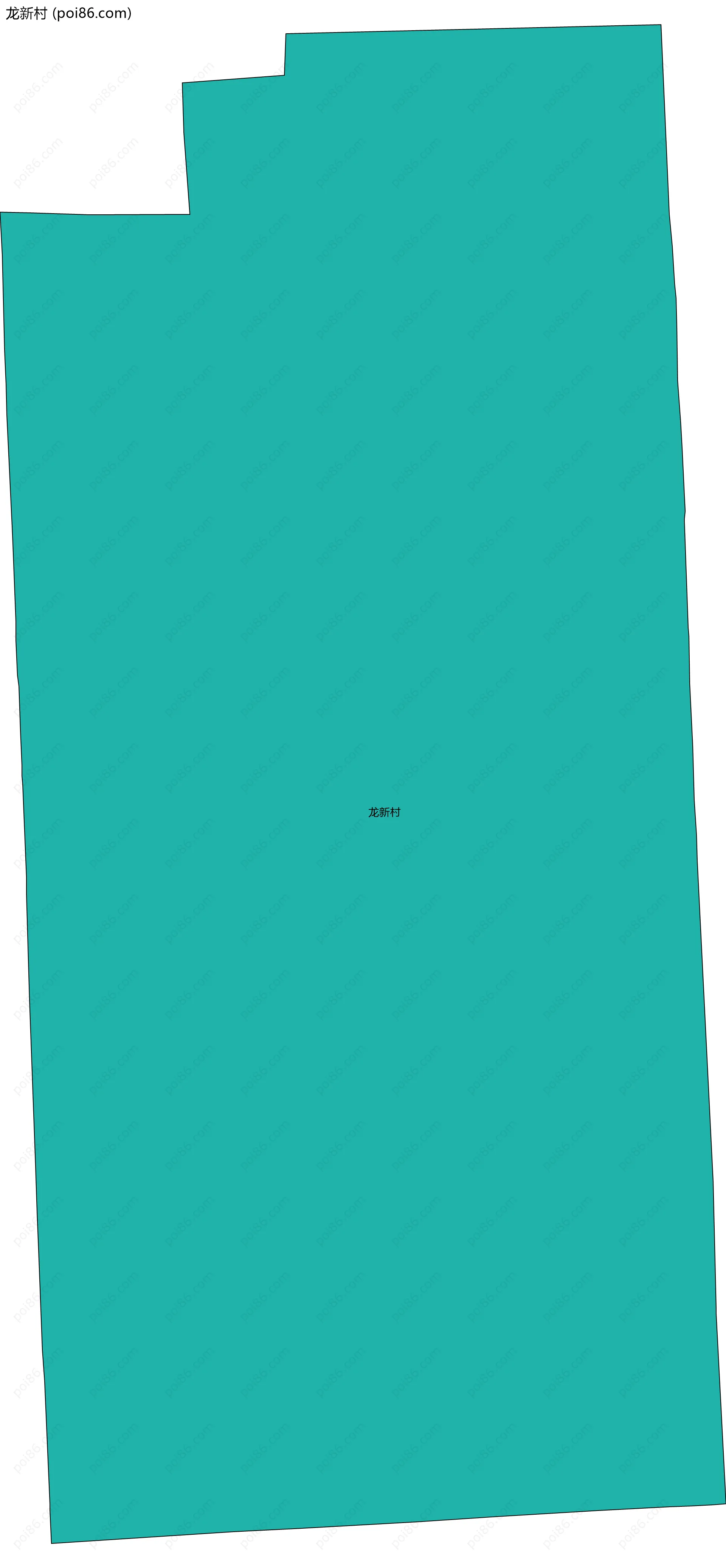 龙新村边界地图