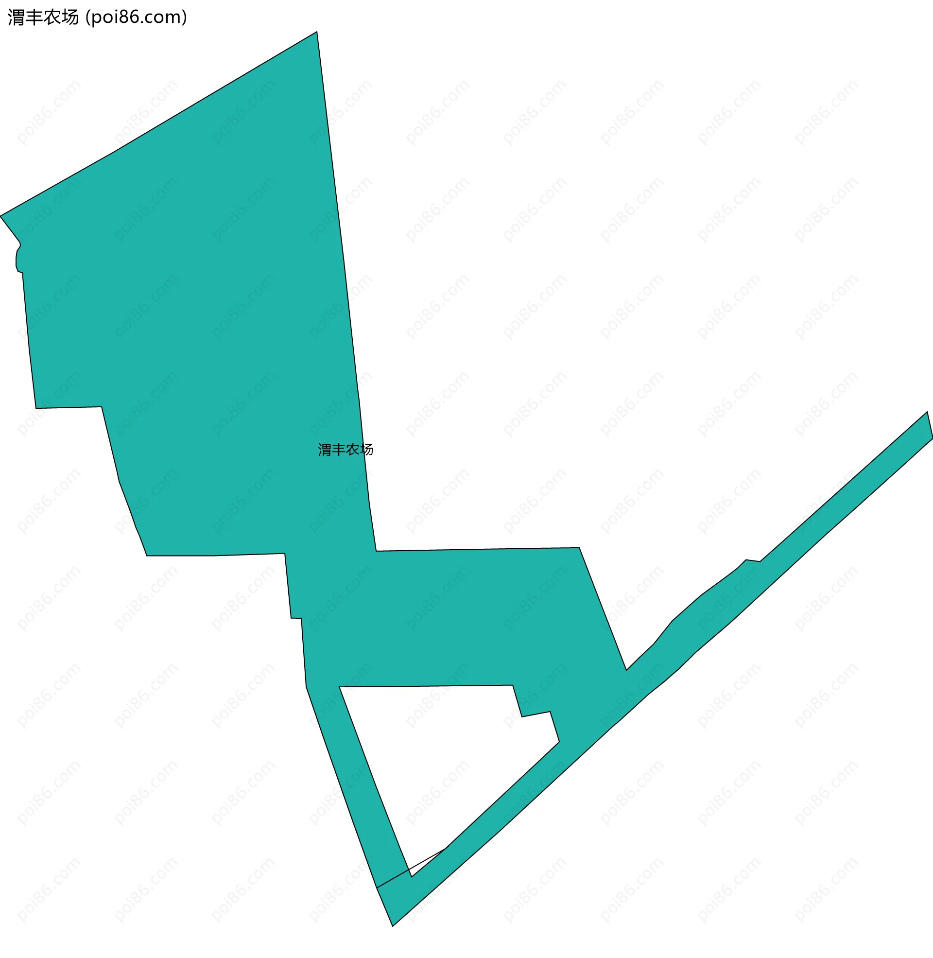 渭丰农场边界地图