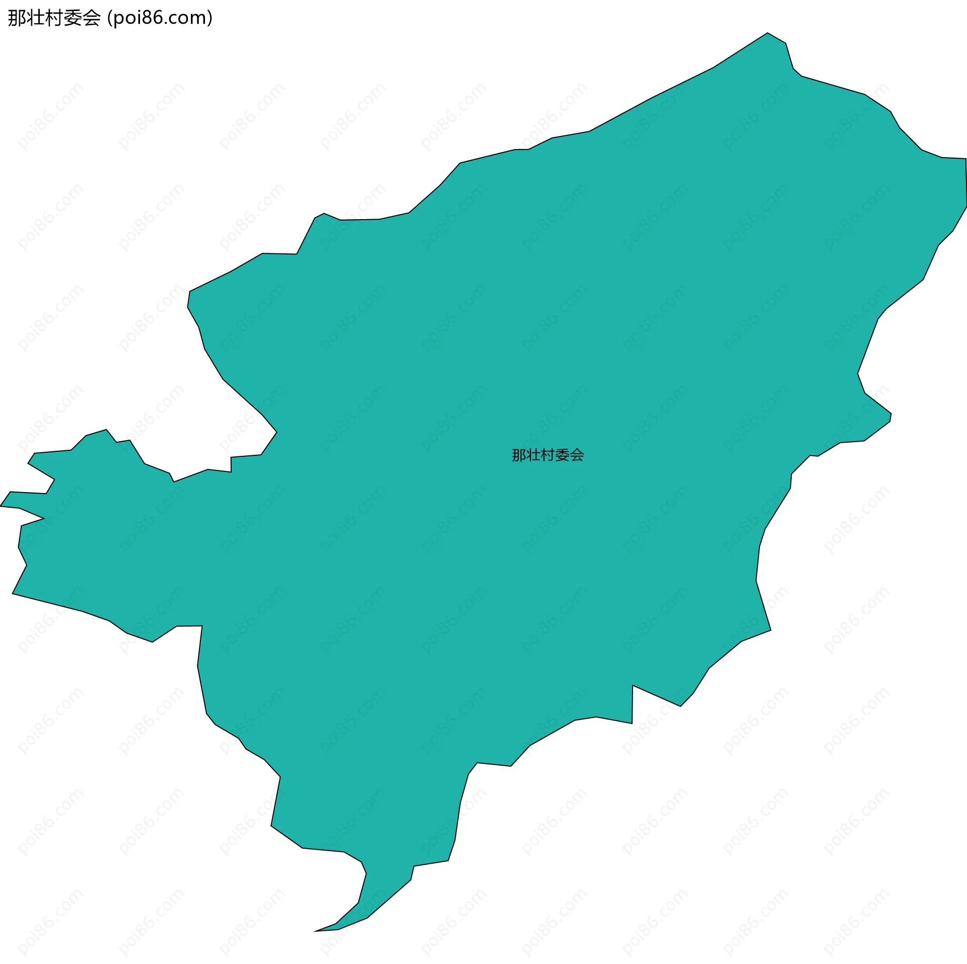 那壮村委会边界地图
