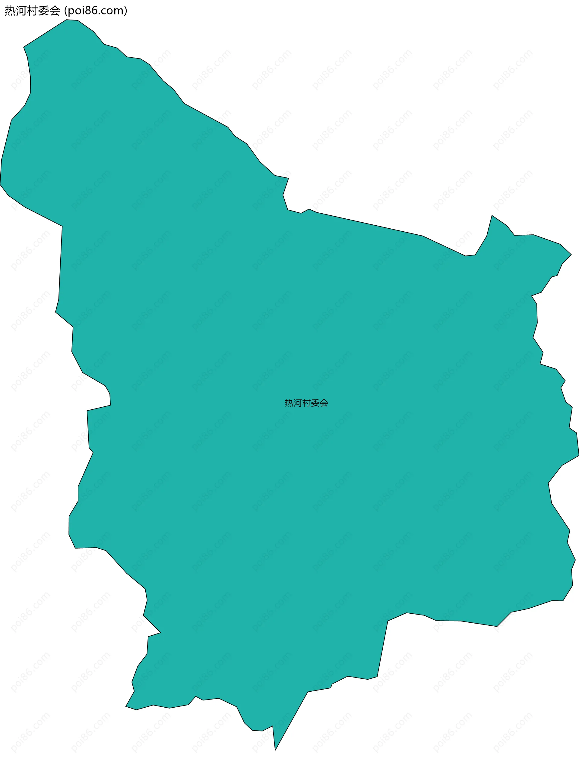 热河村委会边界地图