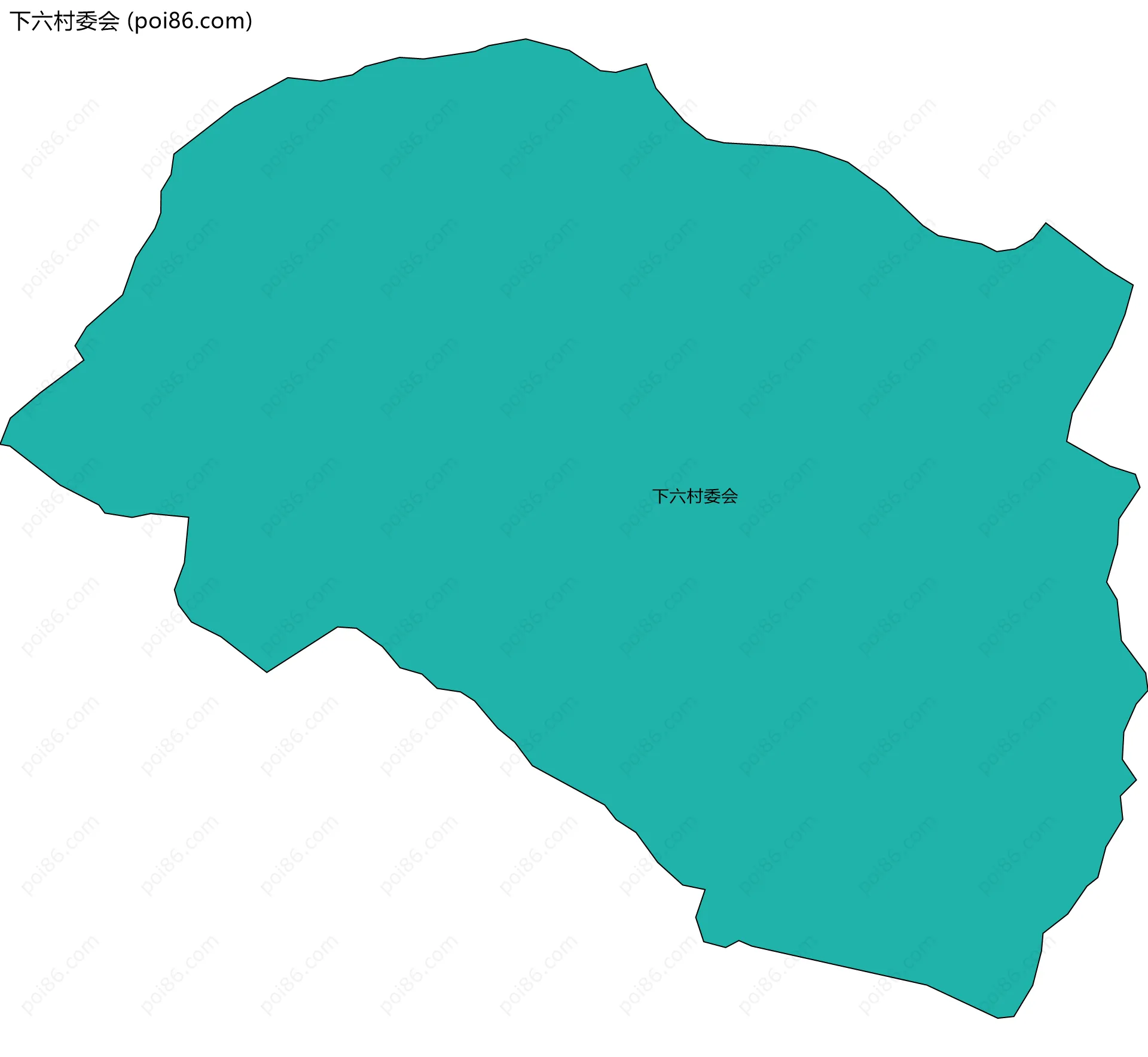下六村委会边界地图