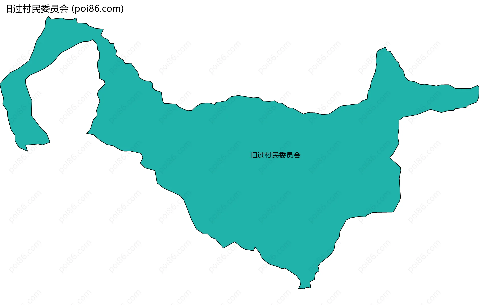 旧过村民委员会边界地图