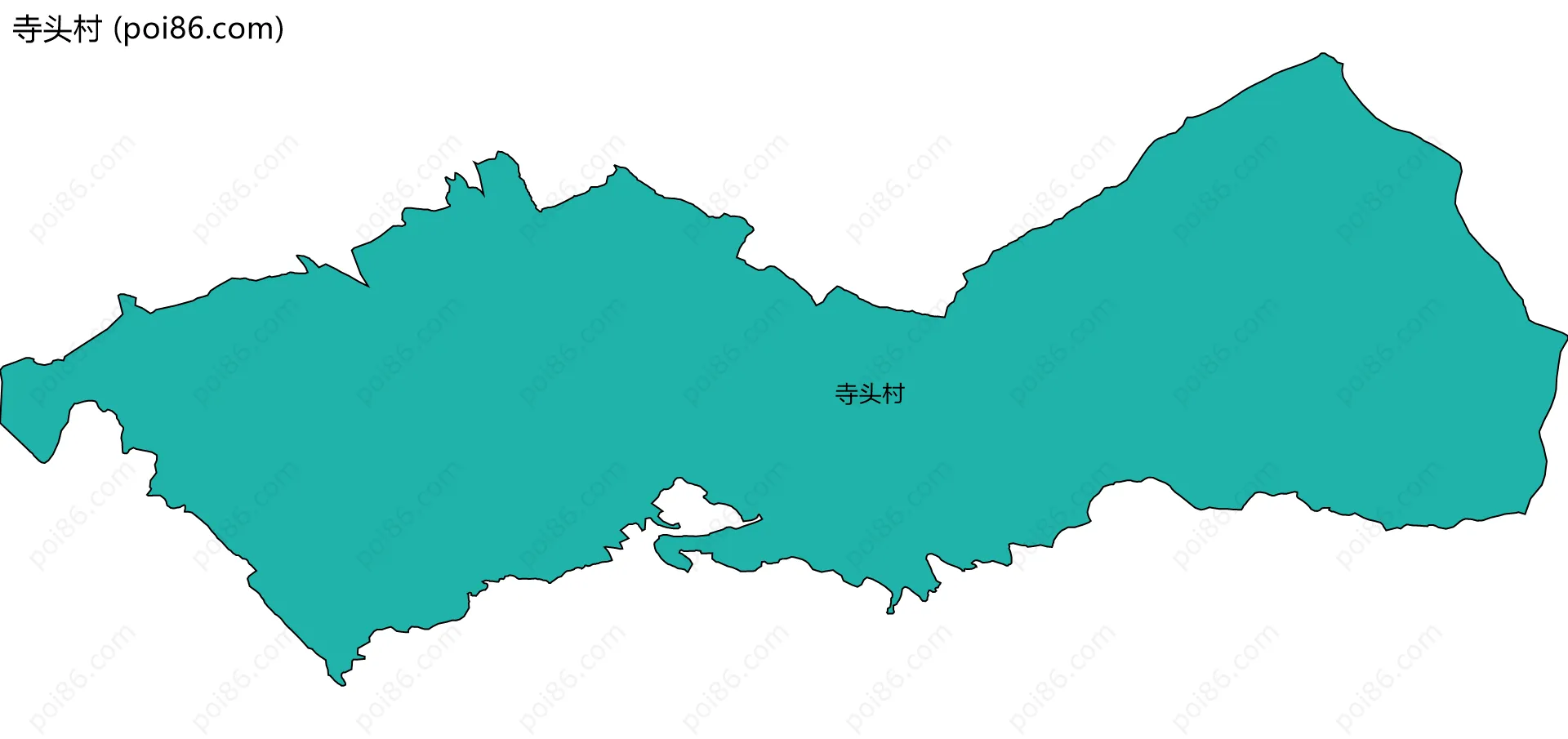寺头村边界地图