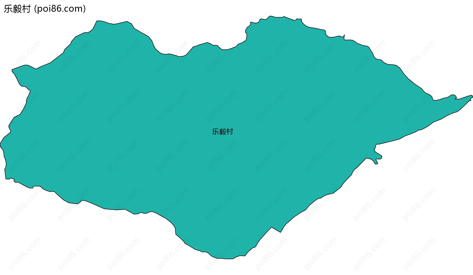 乐毅村边界地图