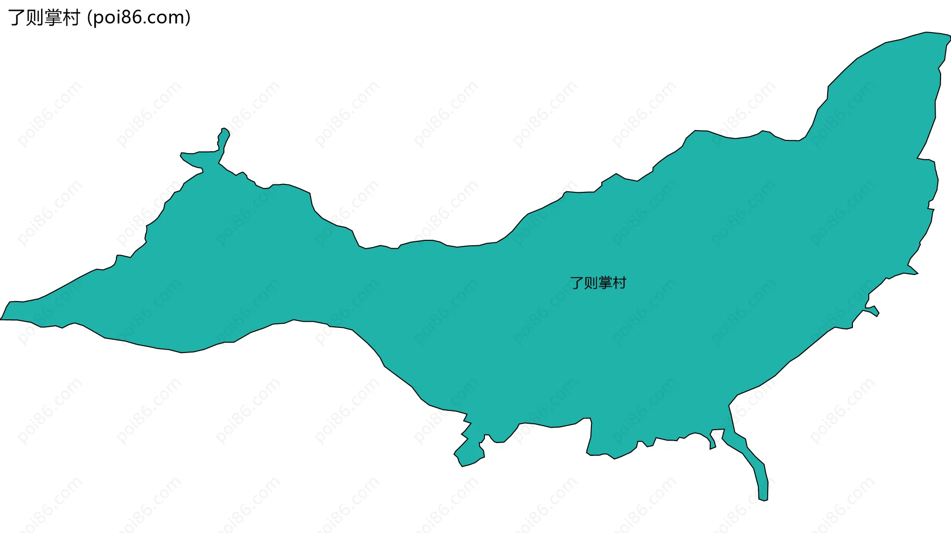 了则掌村边界地图