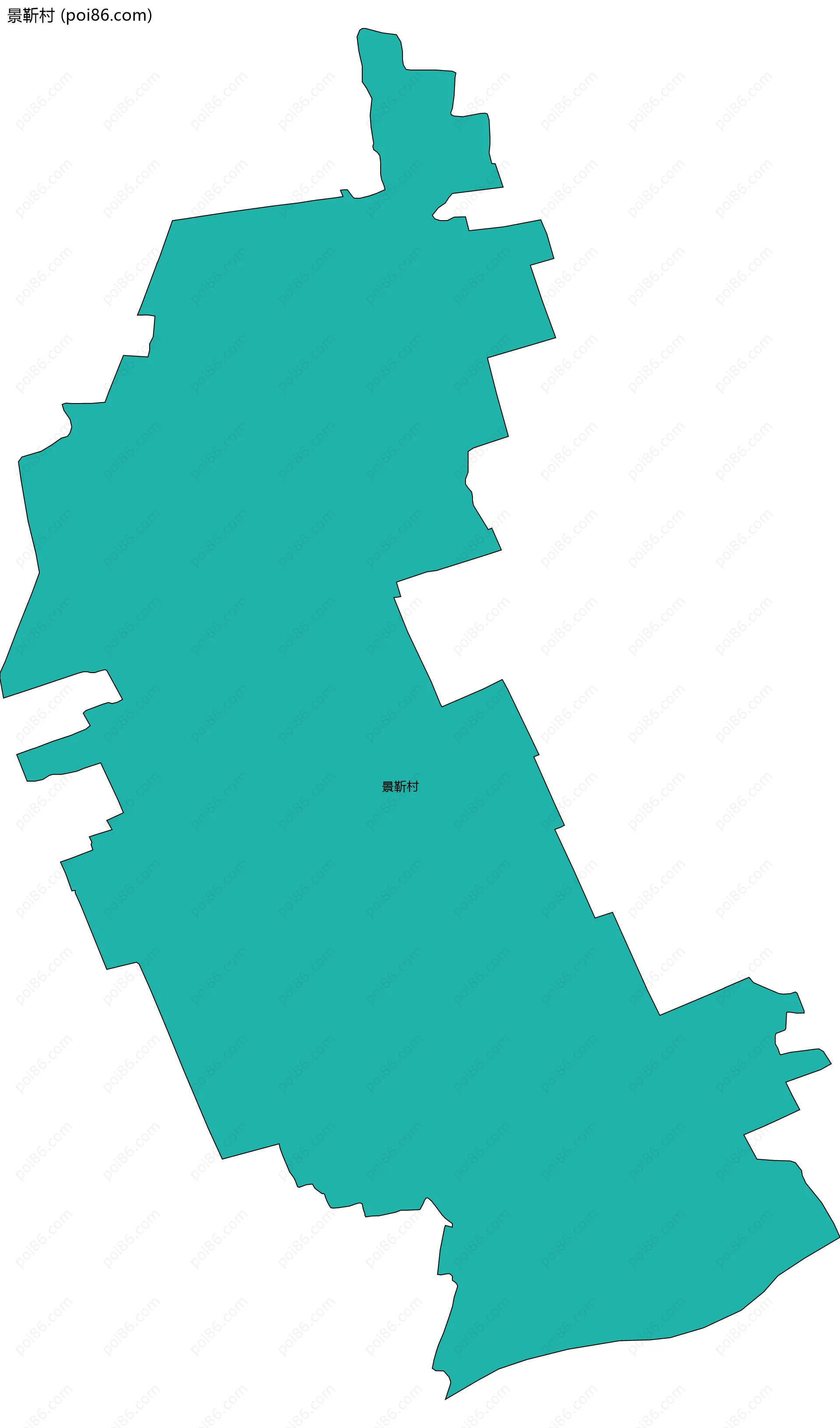 景靳村边界地图