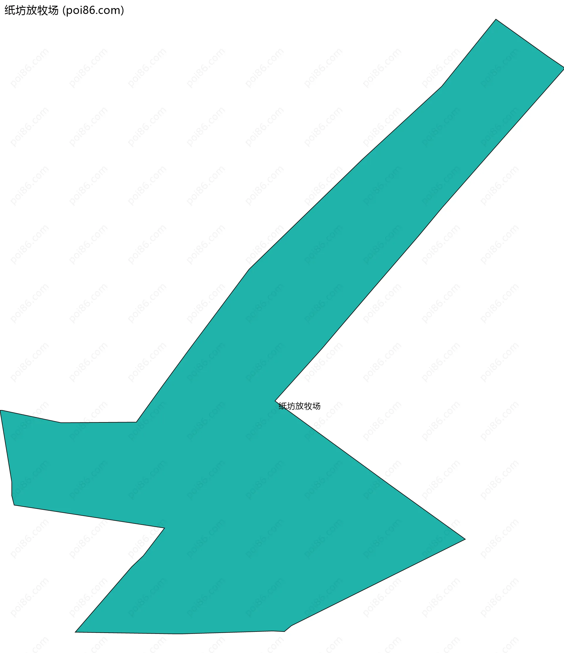 纸坊放牧场边界地图