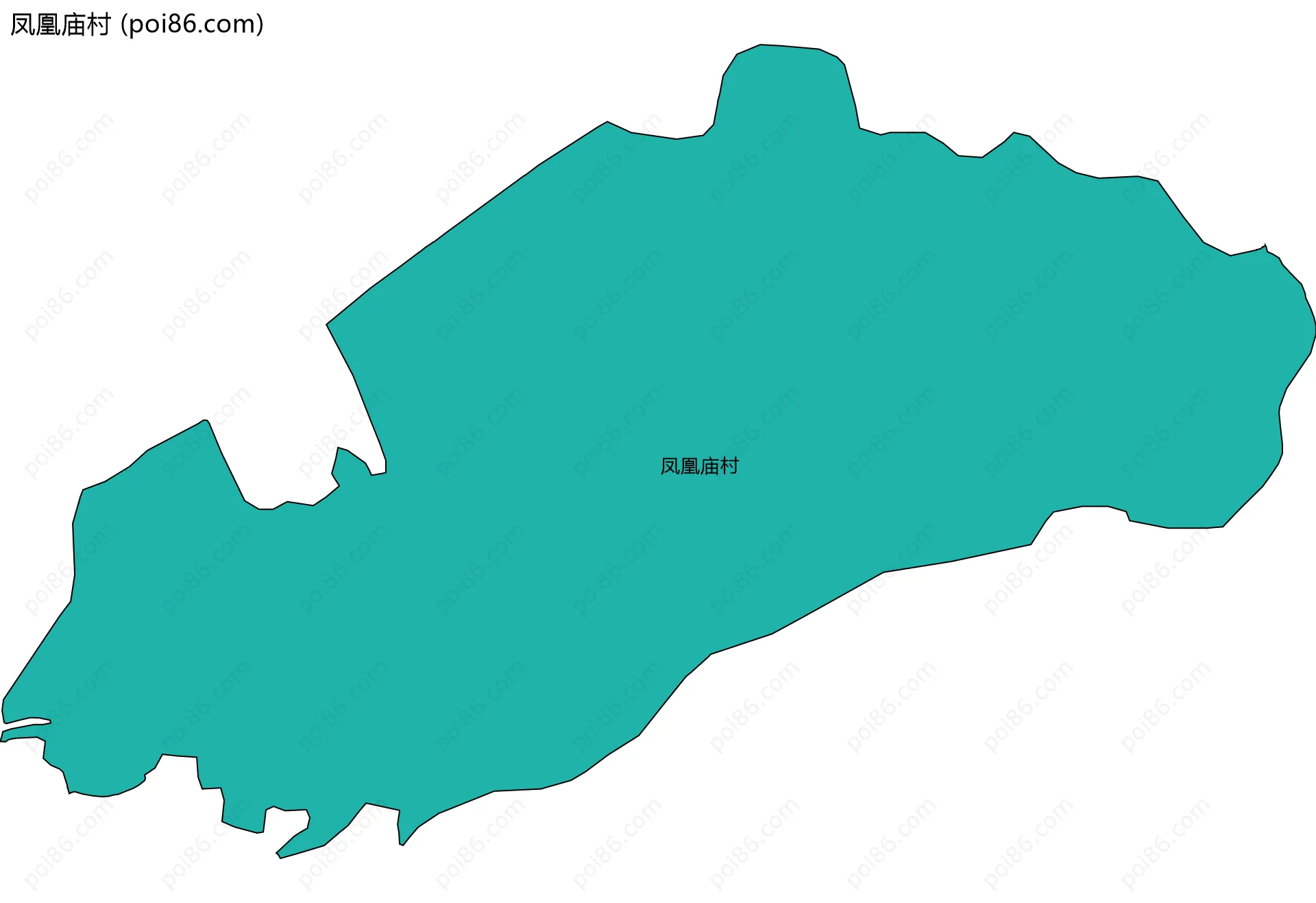 凤凰庙村边界地图