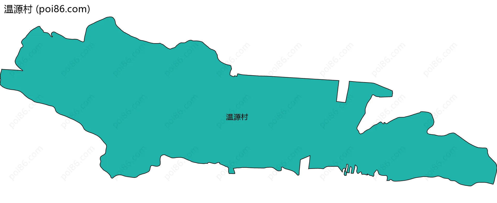 温源村边界地图