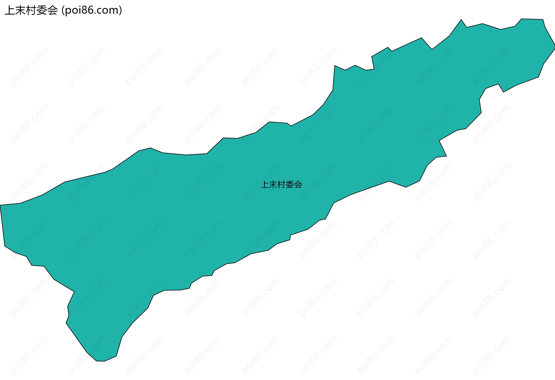上末村委会边界地图