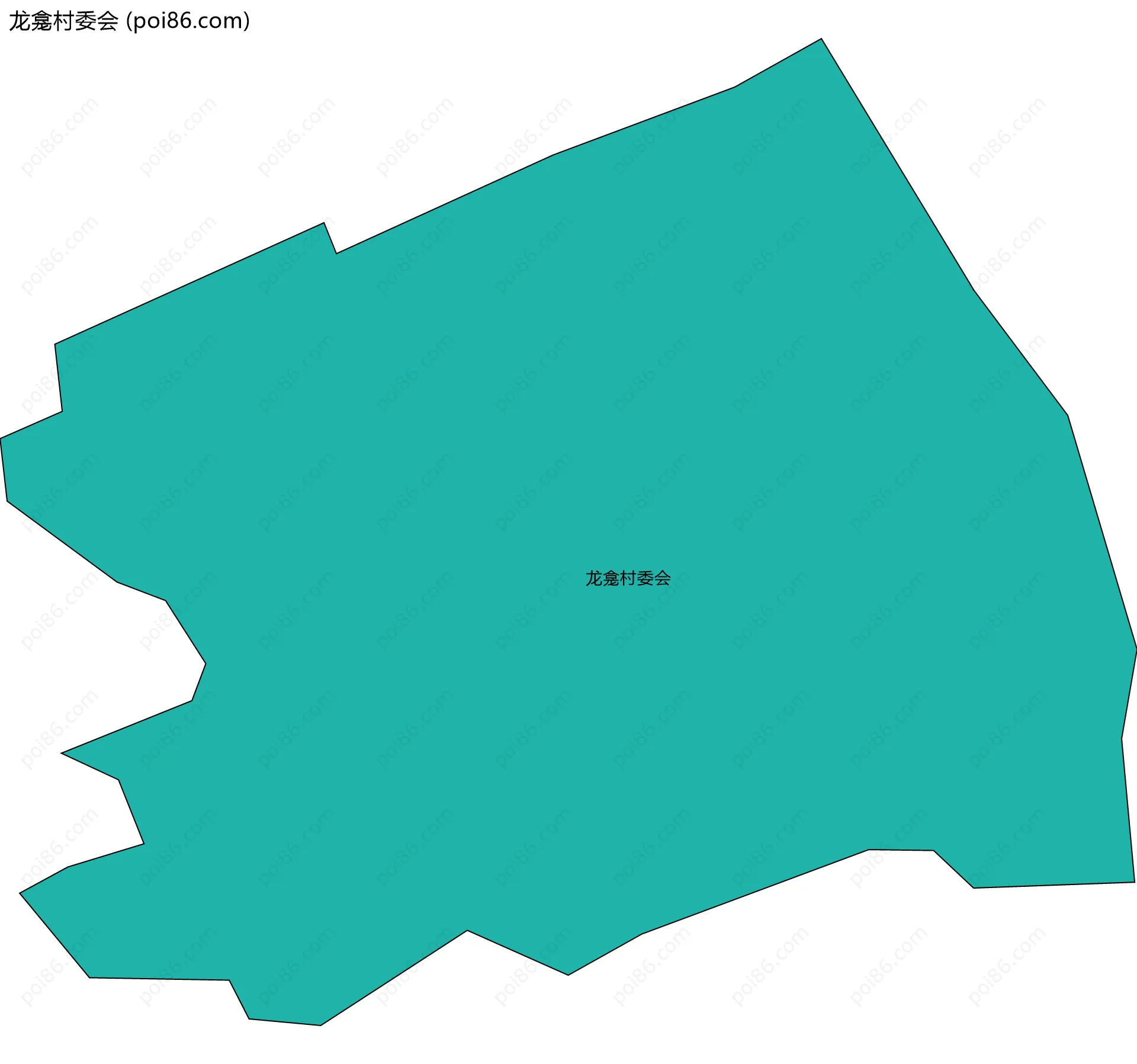 龙龛村委会边界地图