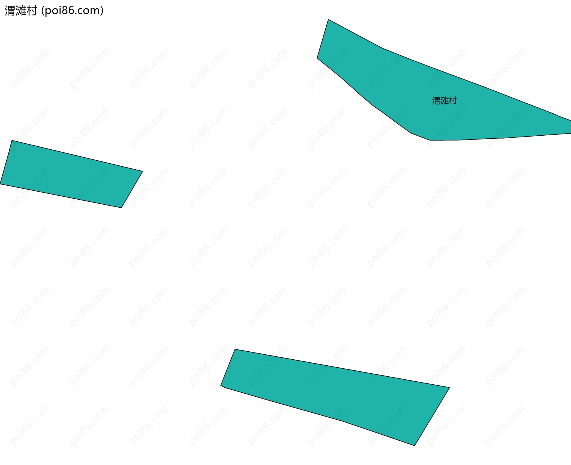 渭滩村边界地图