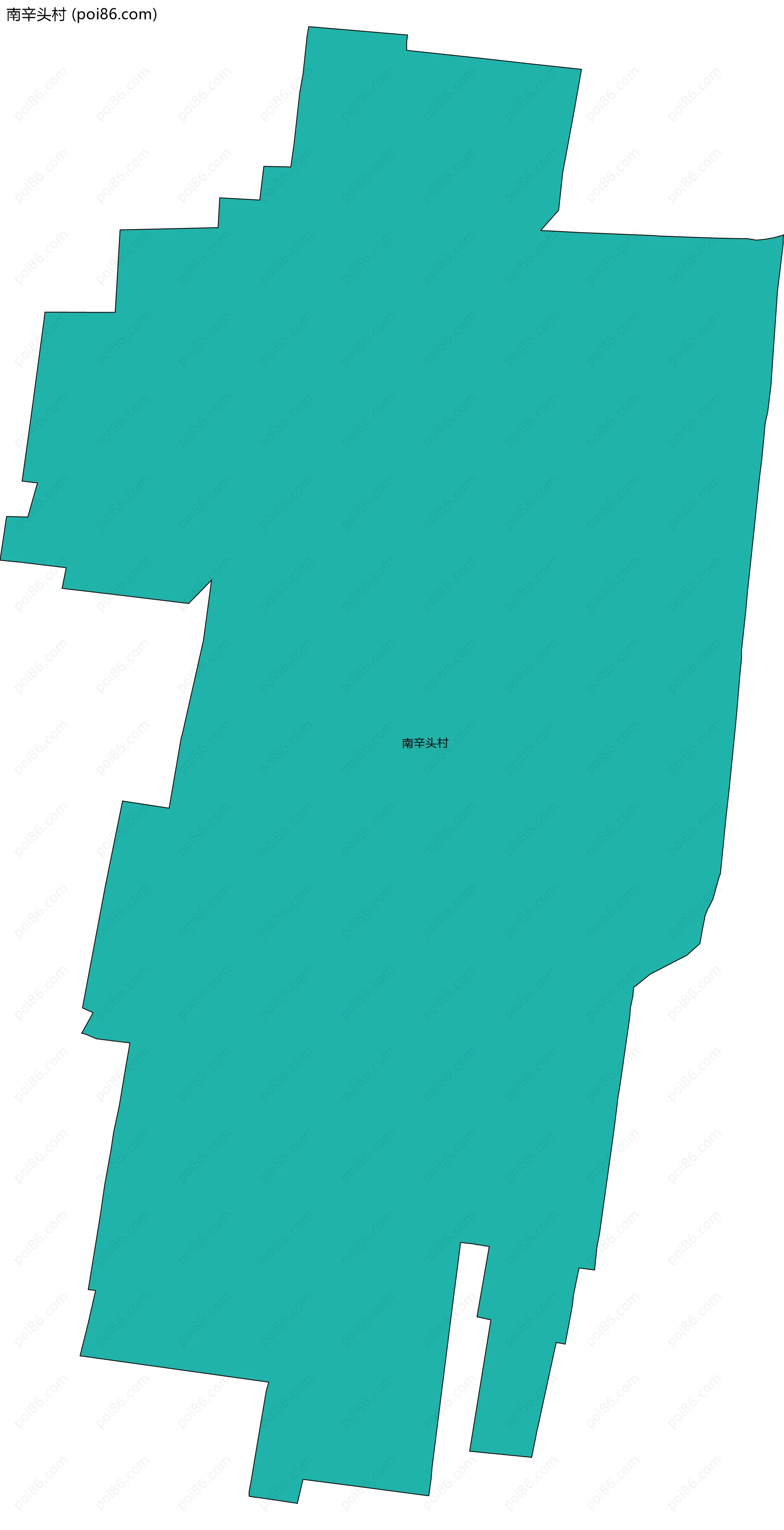 南辛头村边界地图