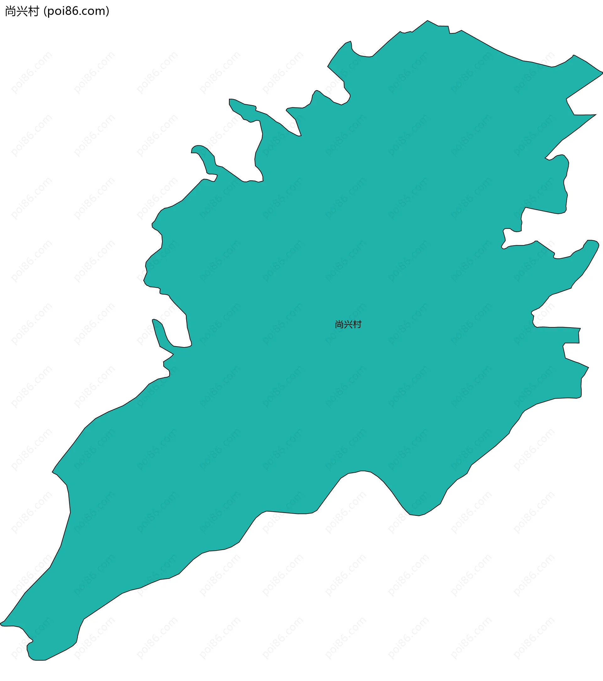 尚兴村边界地图