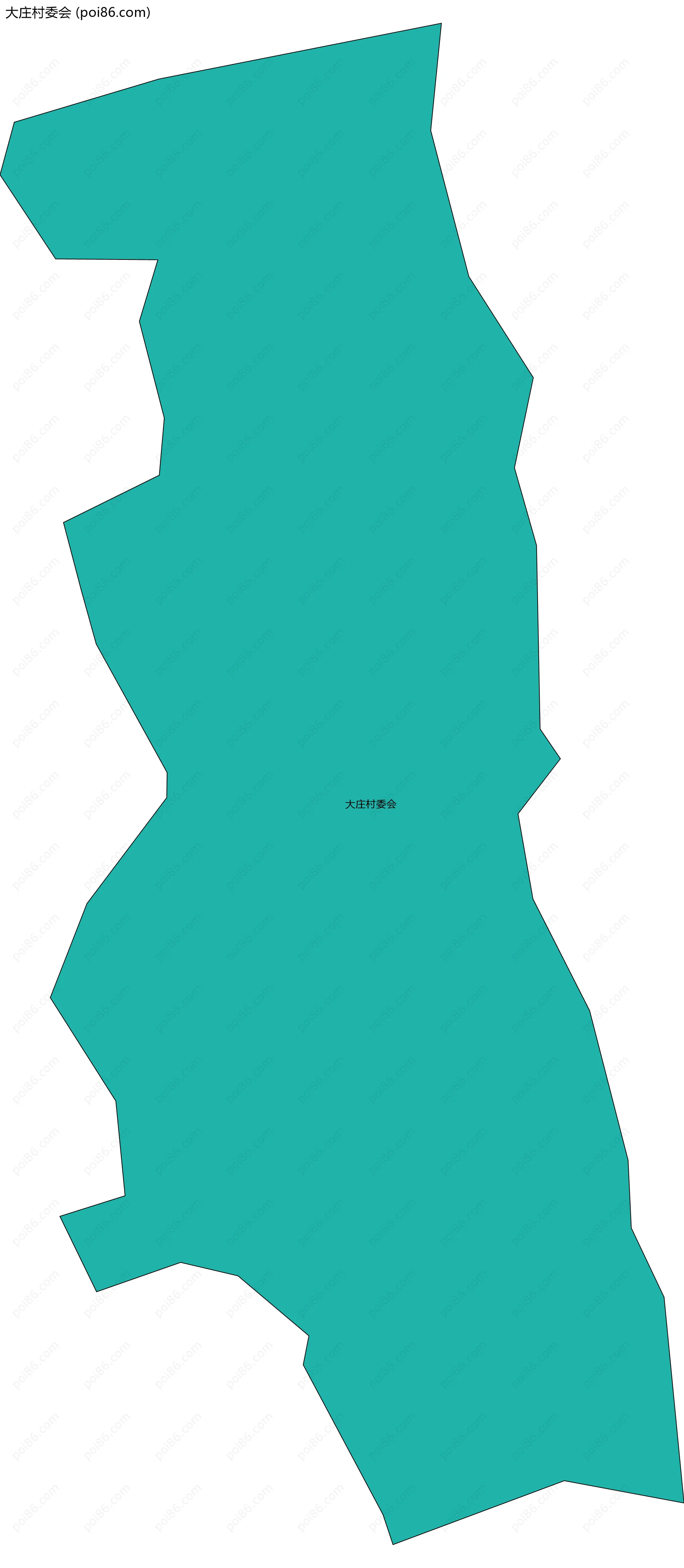 大庄村委会边界地图