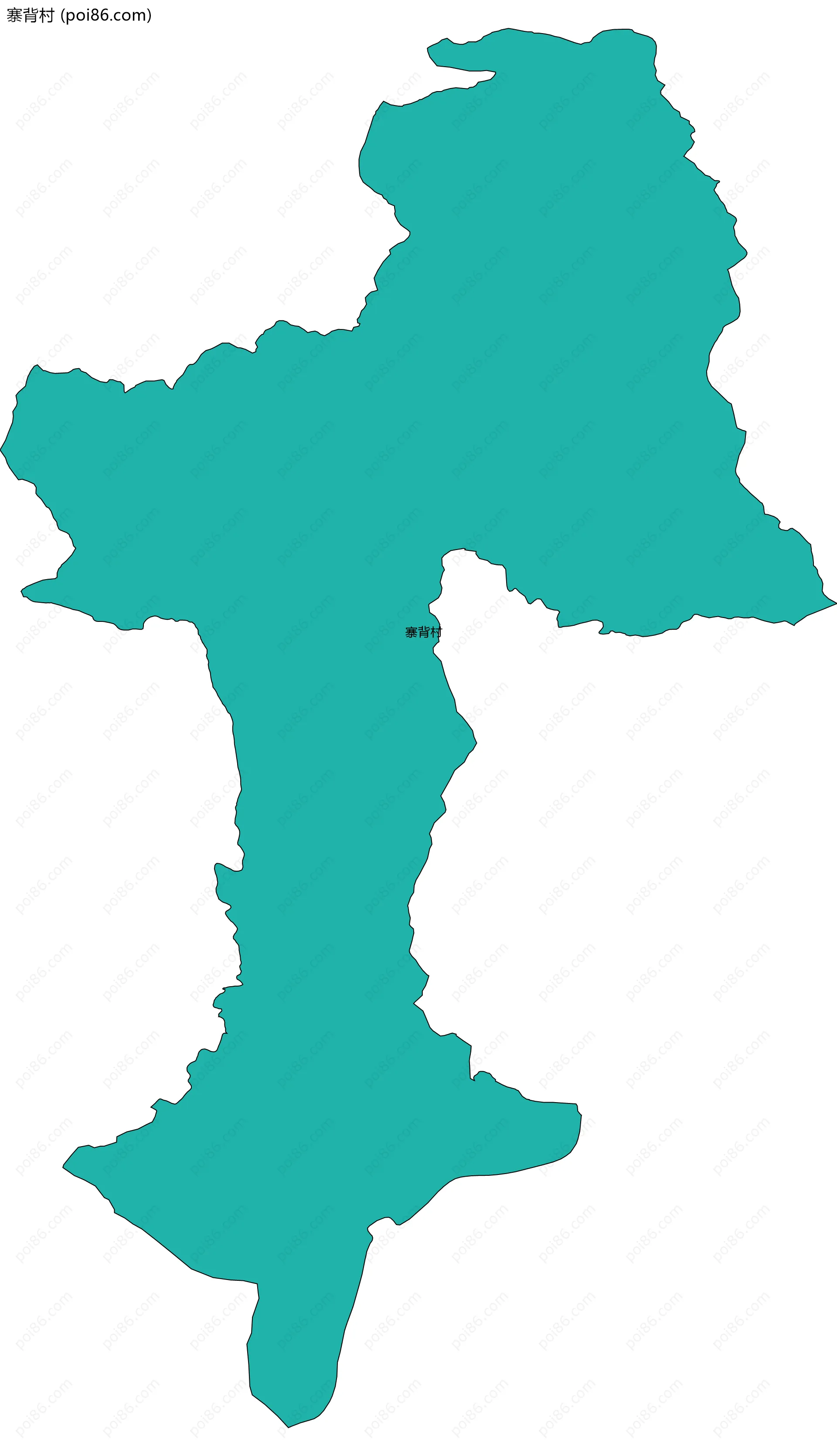 寨背村边界地图