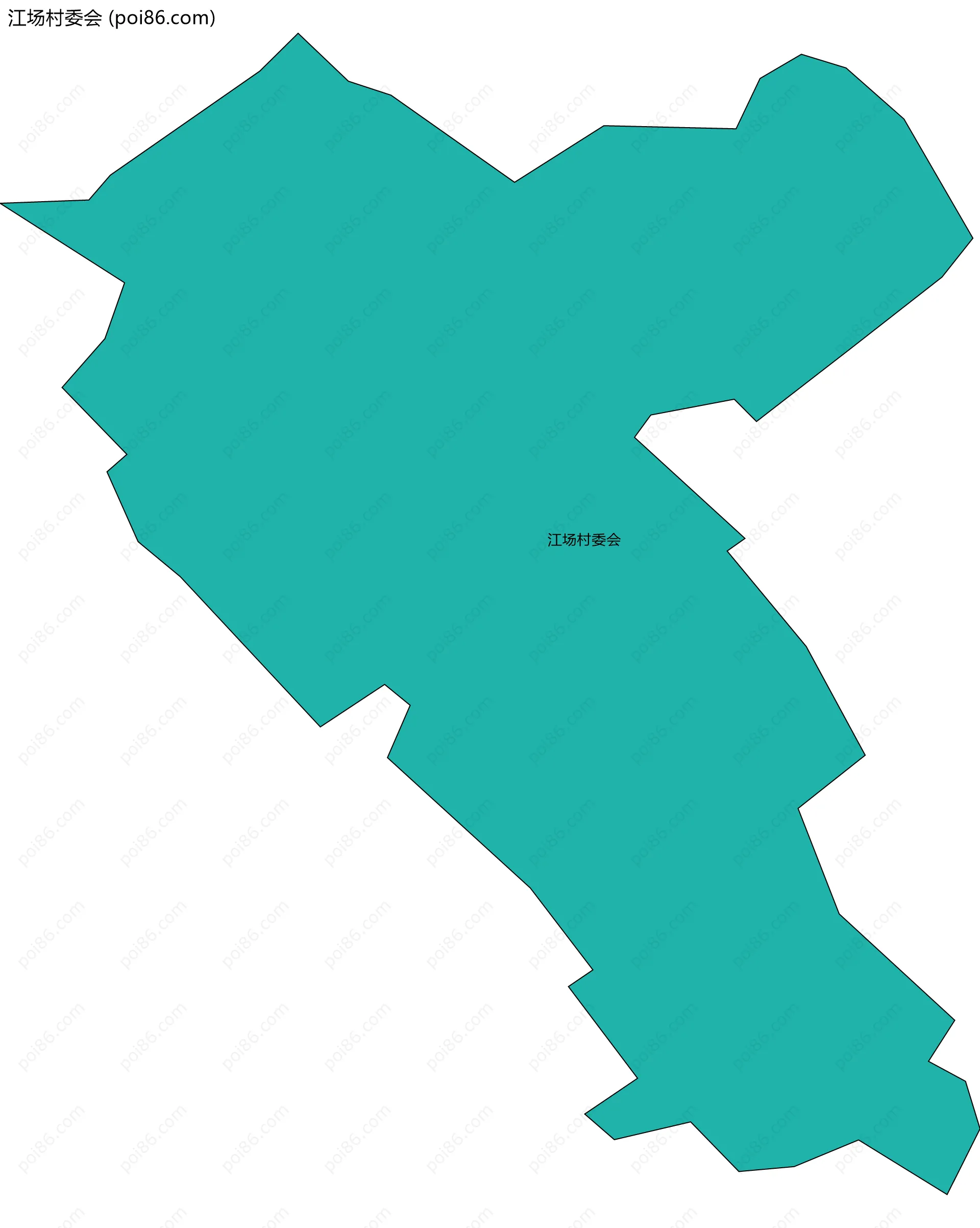 江场村委会边界地图