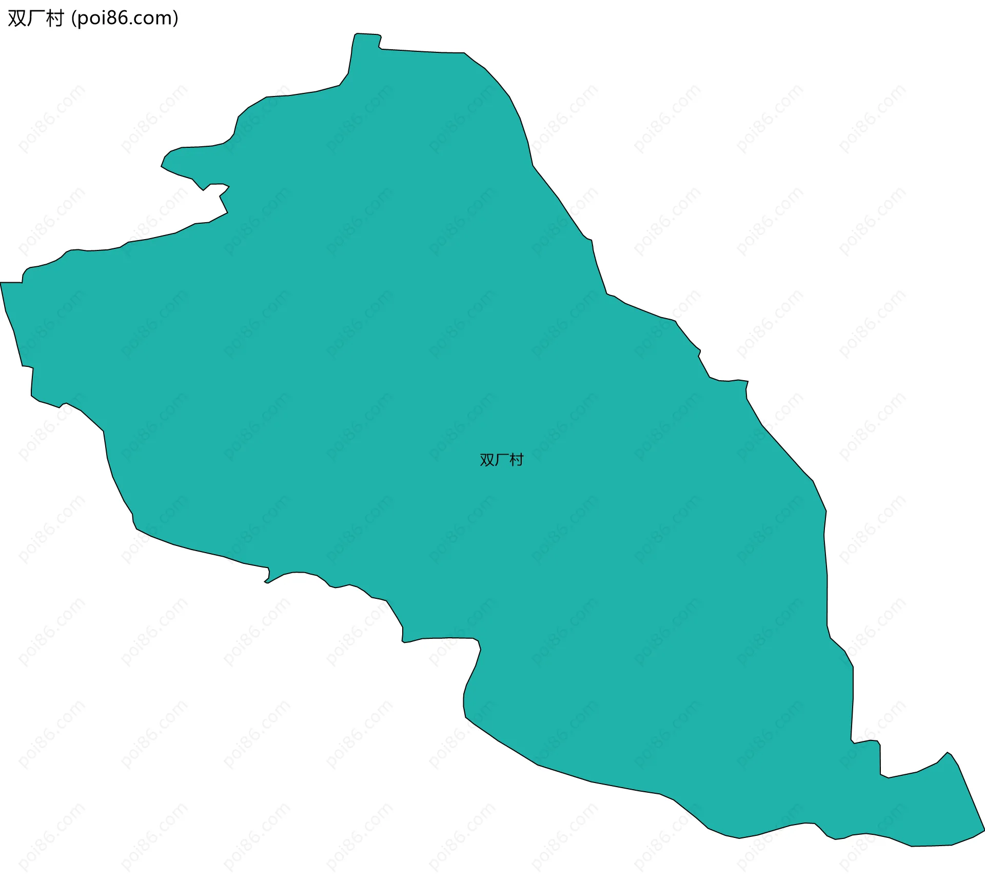 双厂村边界地图