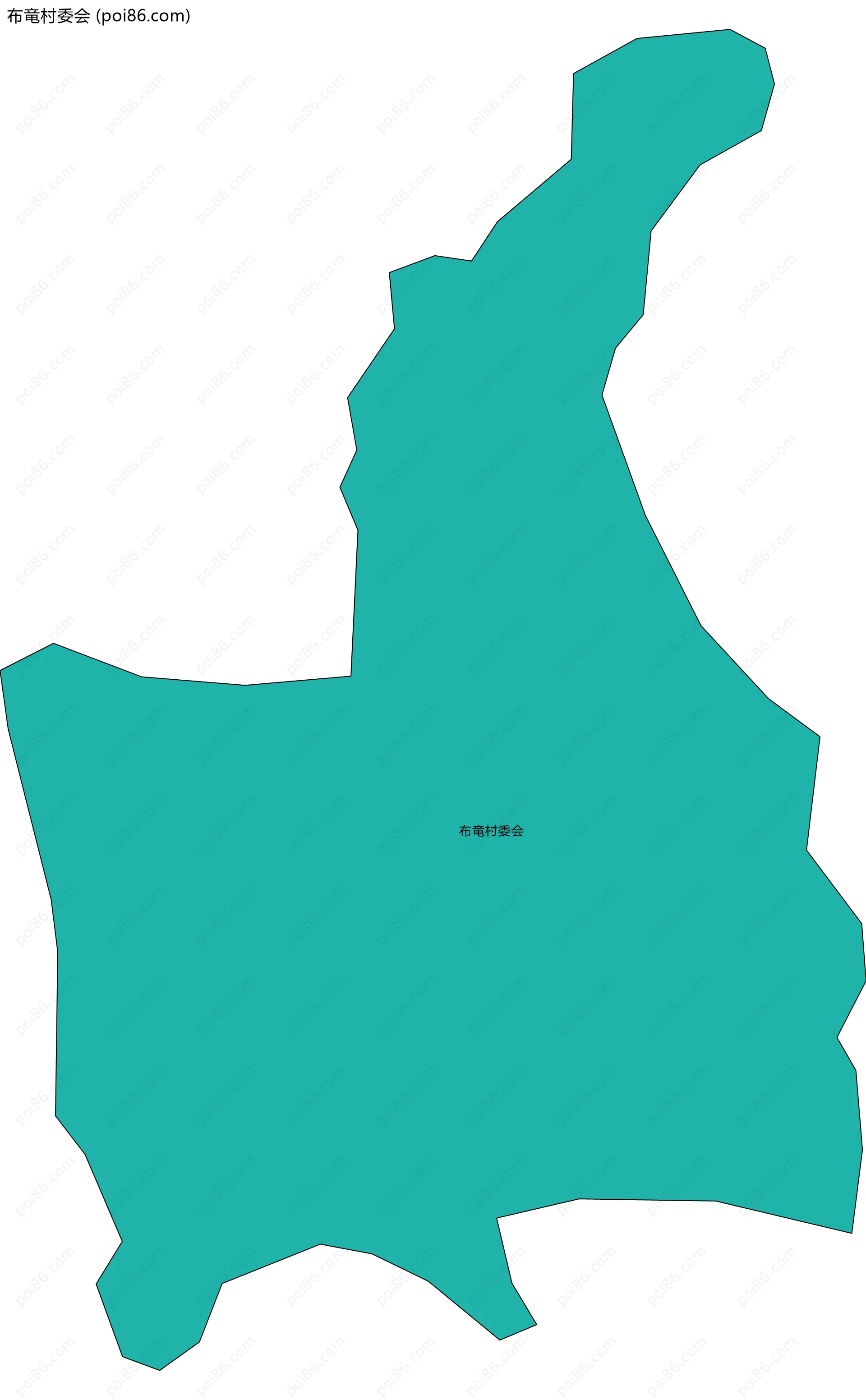 布竜村委会边界地图