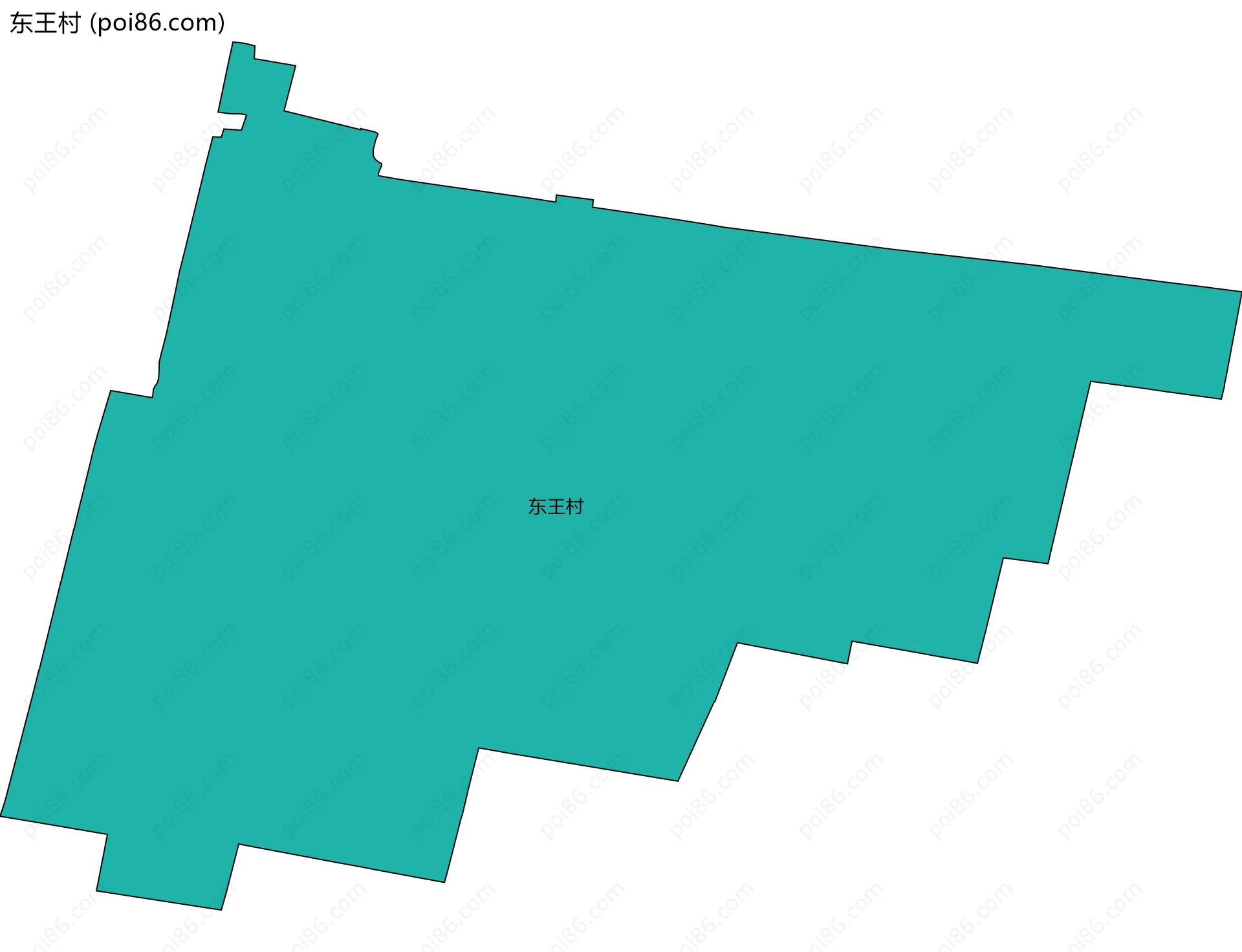 东王村边界地图