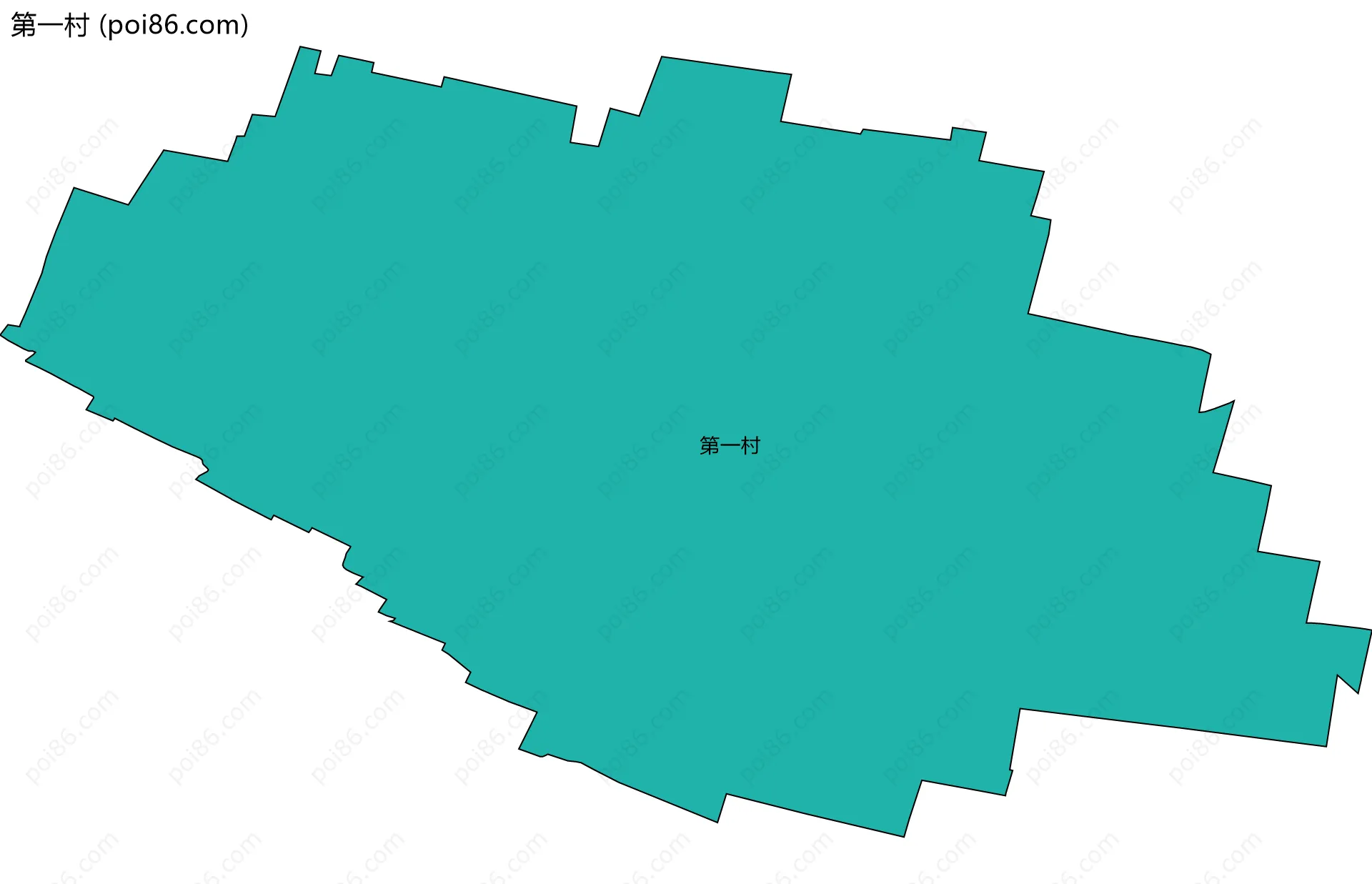 第一村边界地图