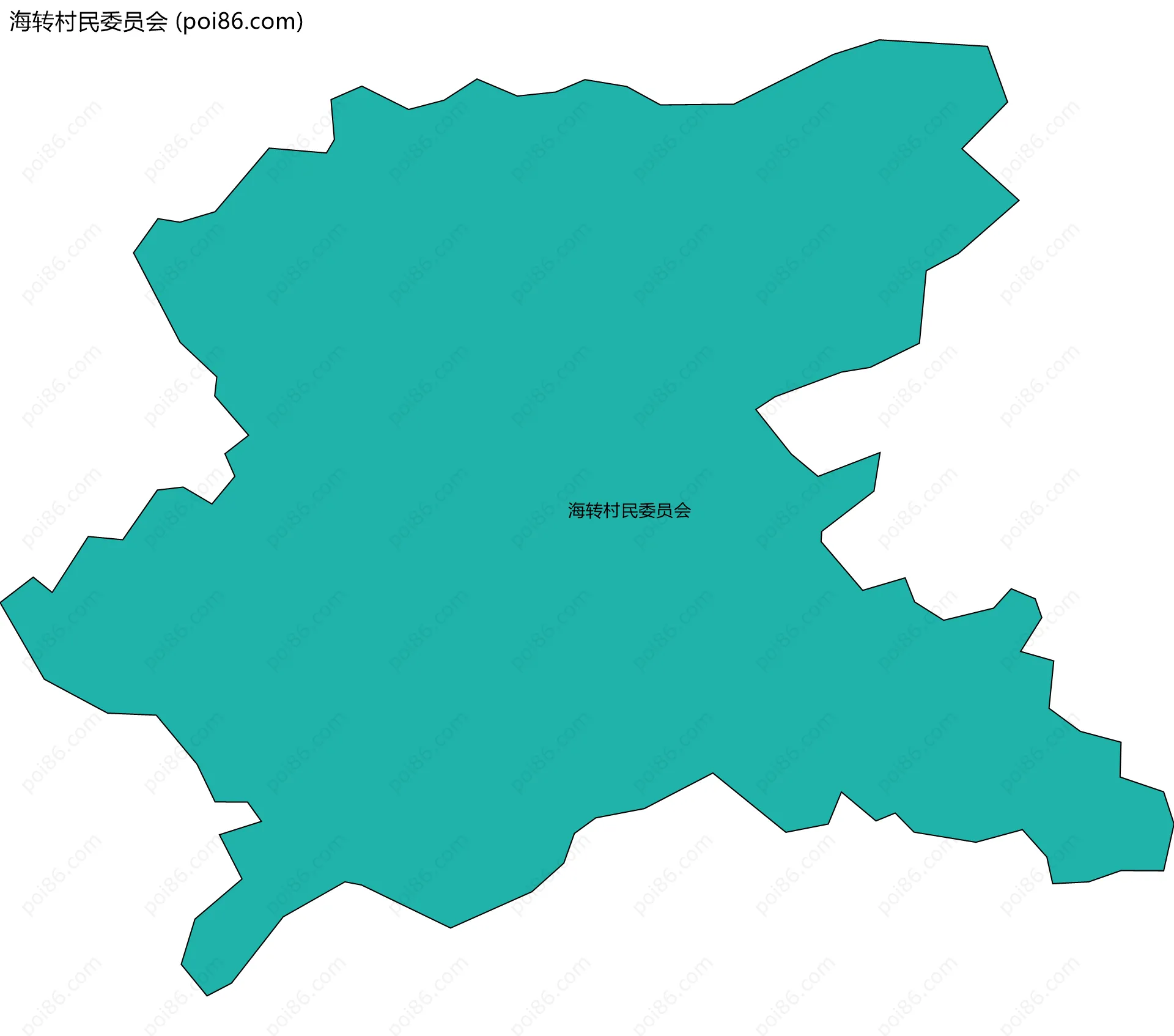 海转村民委员会边界地图