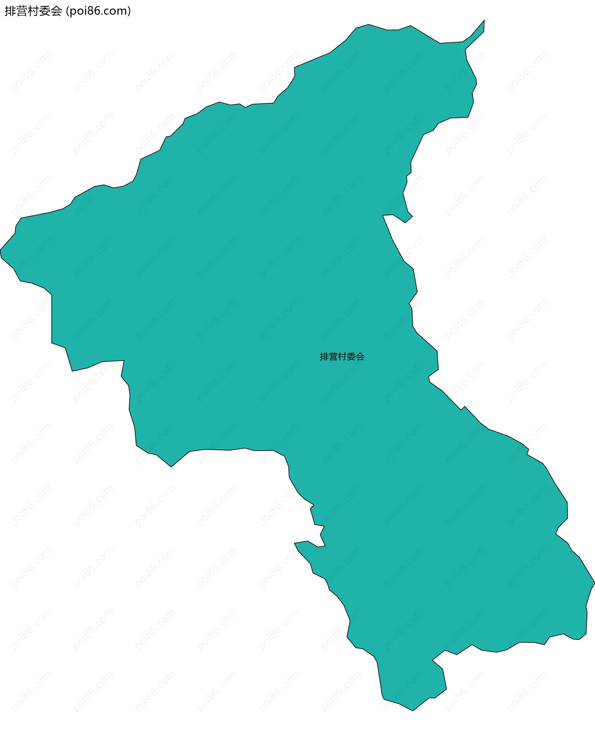 排营村委会边界地图
