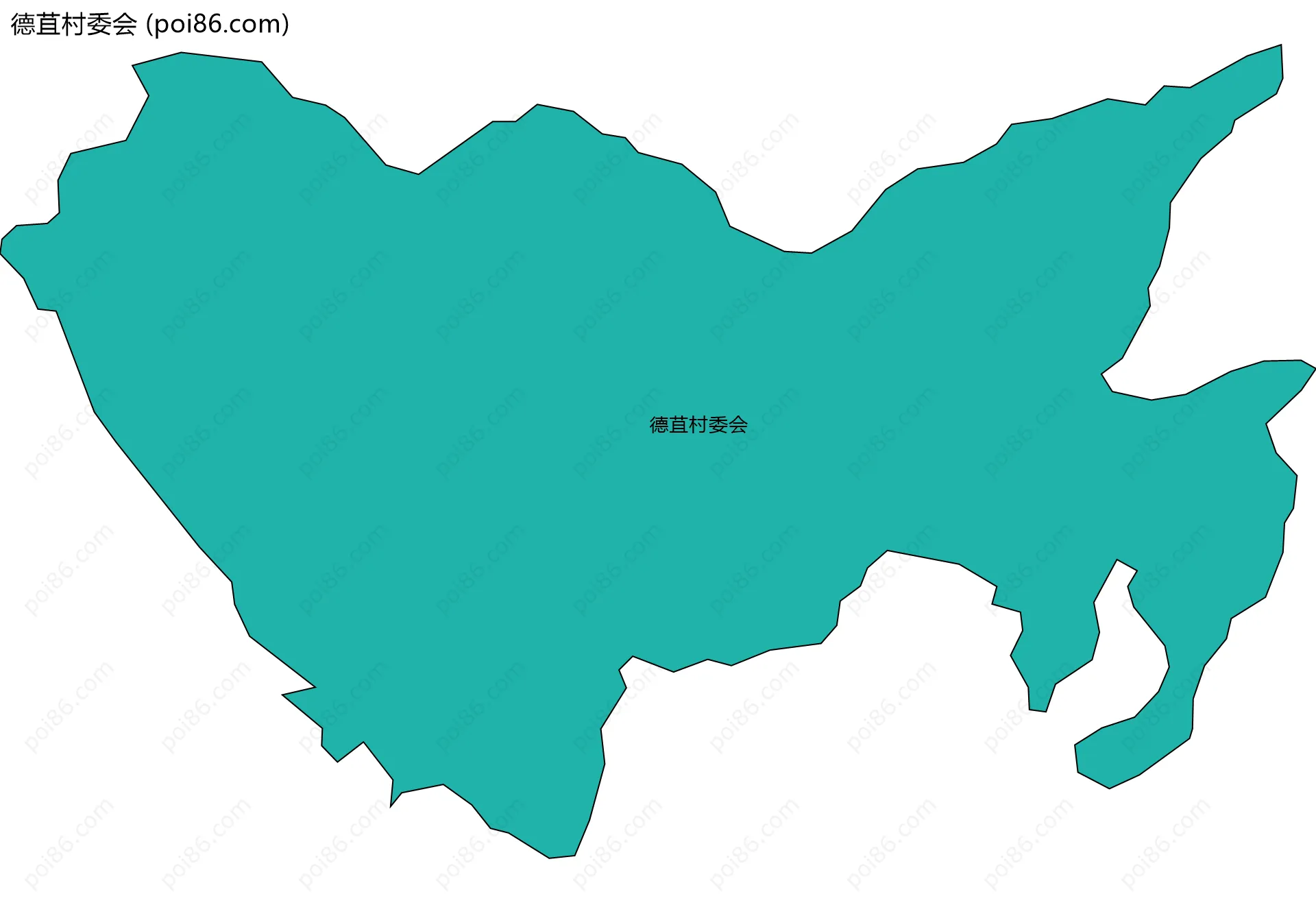 德苴村委会边界地图